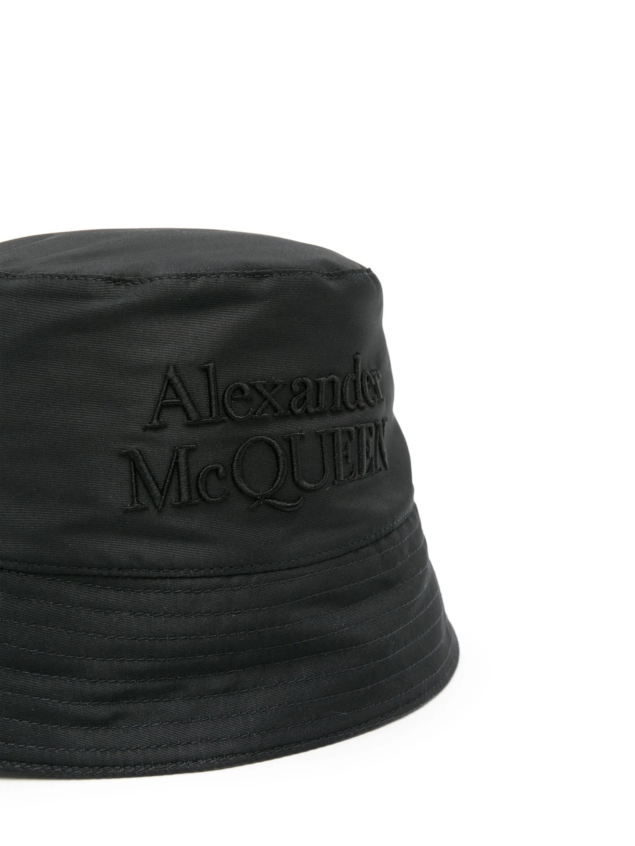 logo-embroidered reversible bucket hat