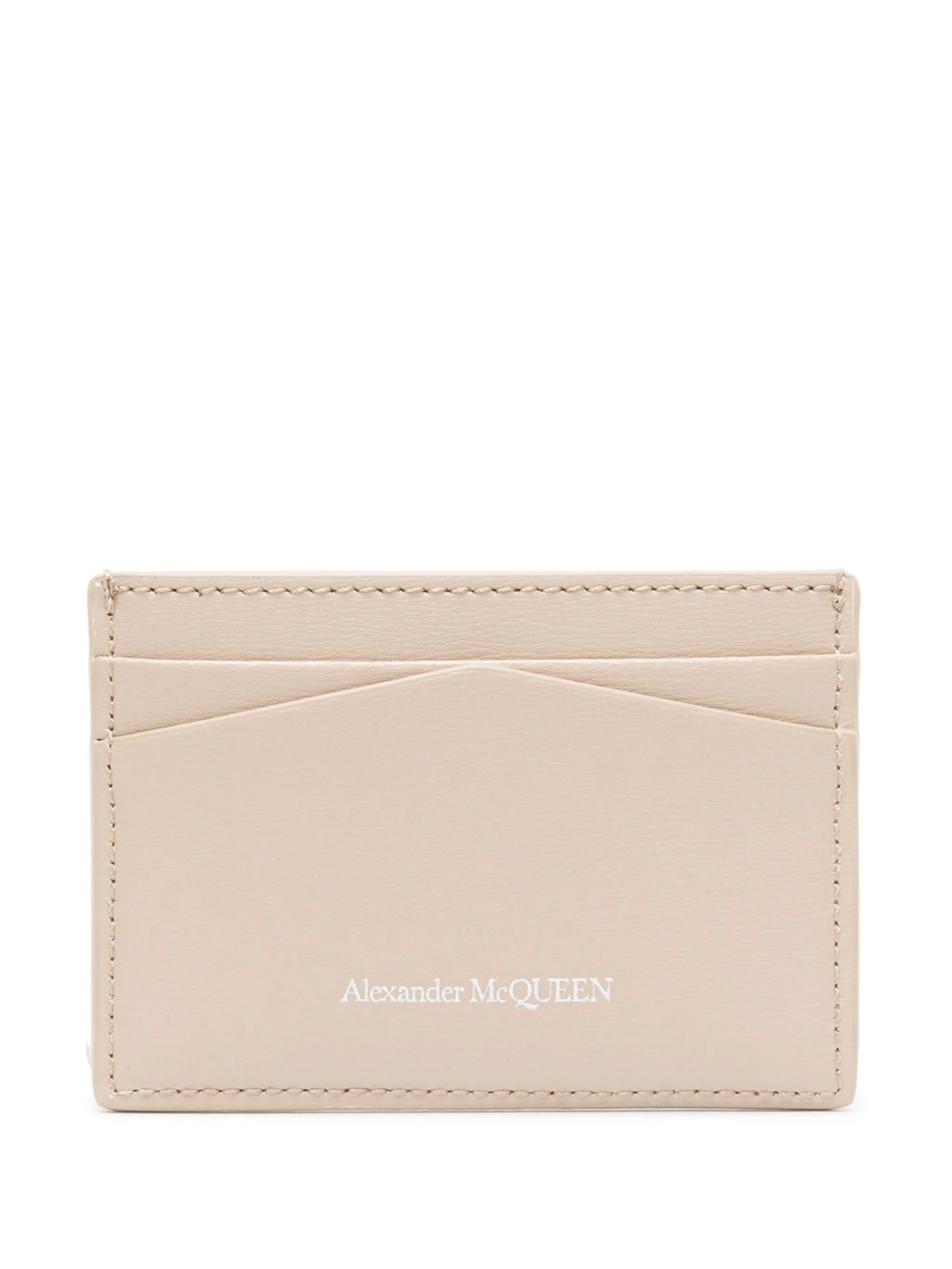 Skull leather card holder