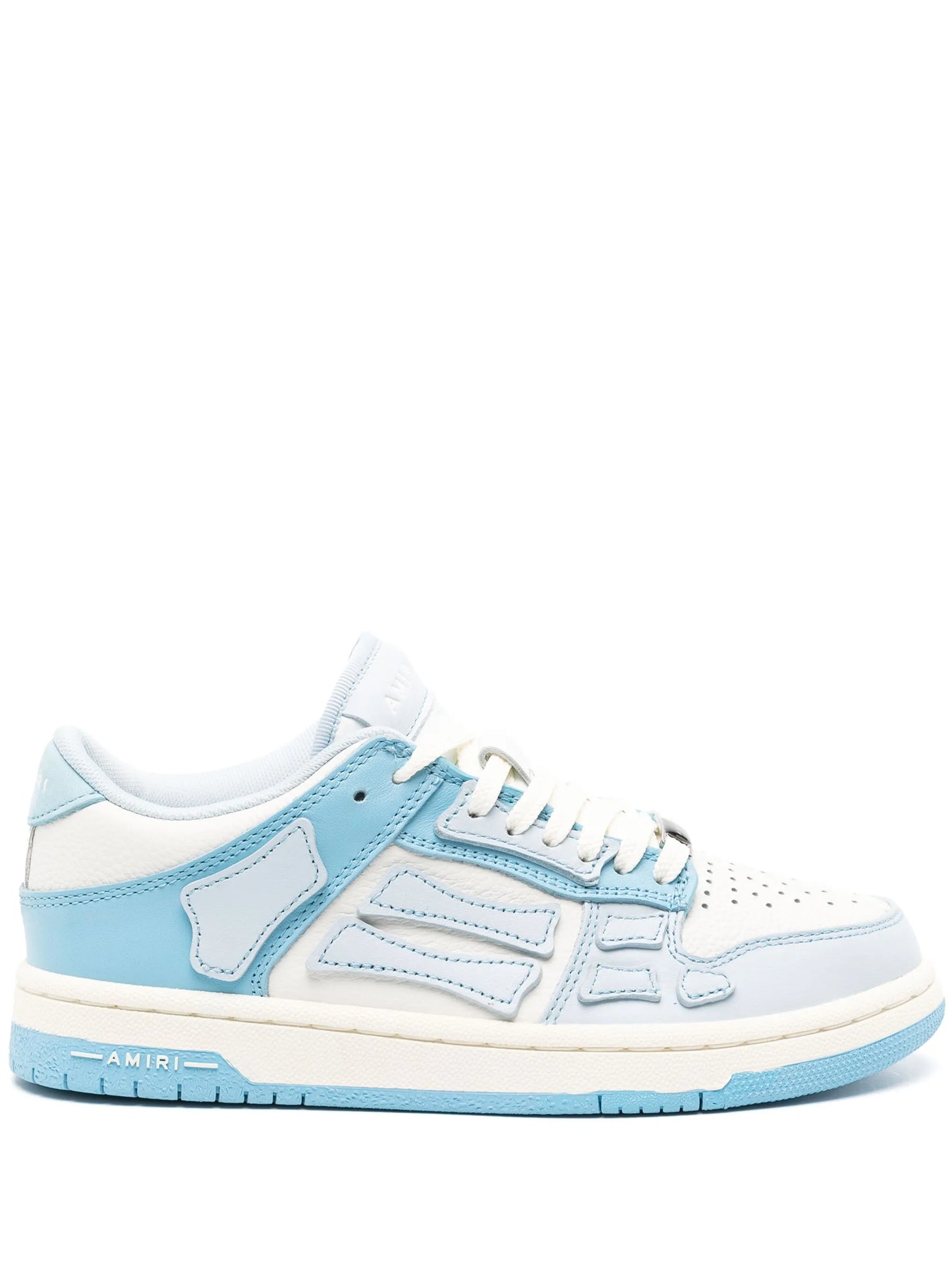 Skeltop lace-up leather sneakers