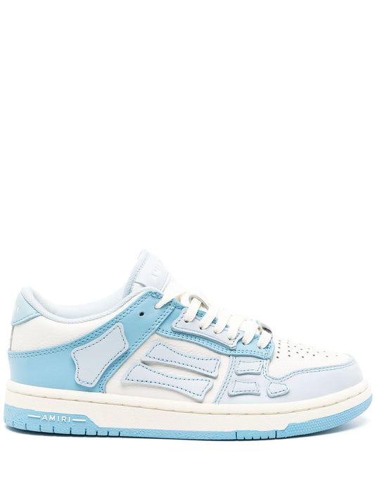 Skeltop lace-up leather sneakers