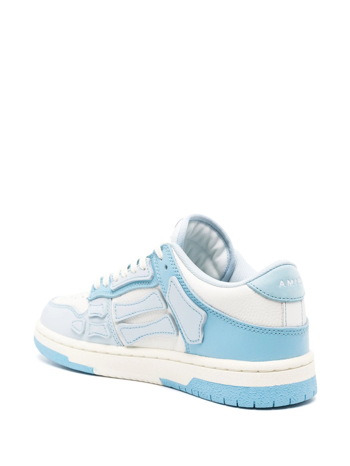 Skeltop lace-up leather sneakers