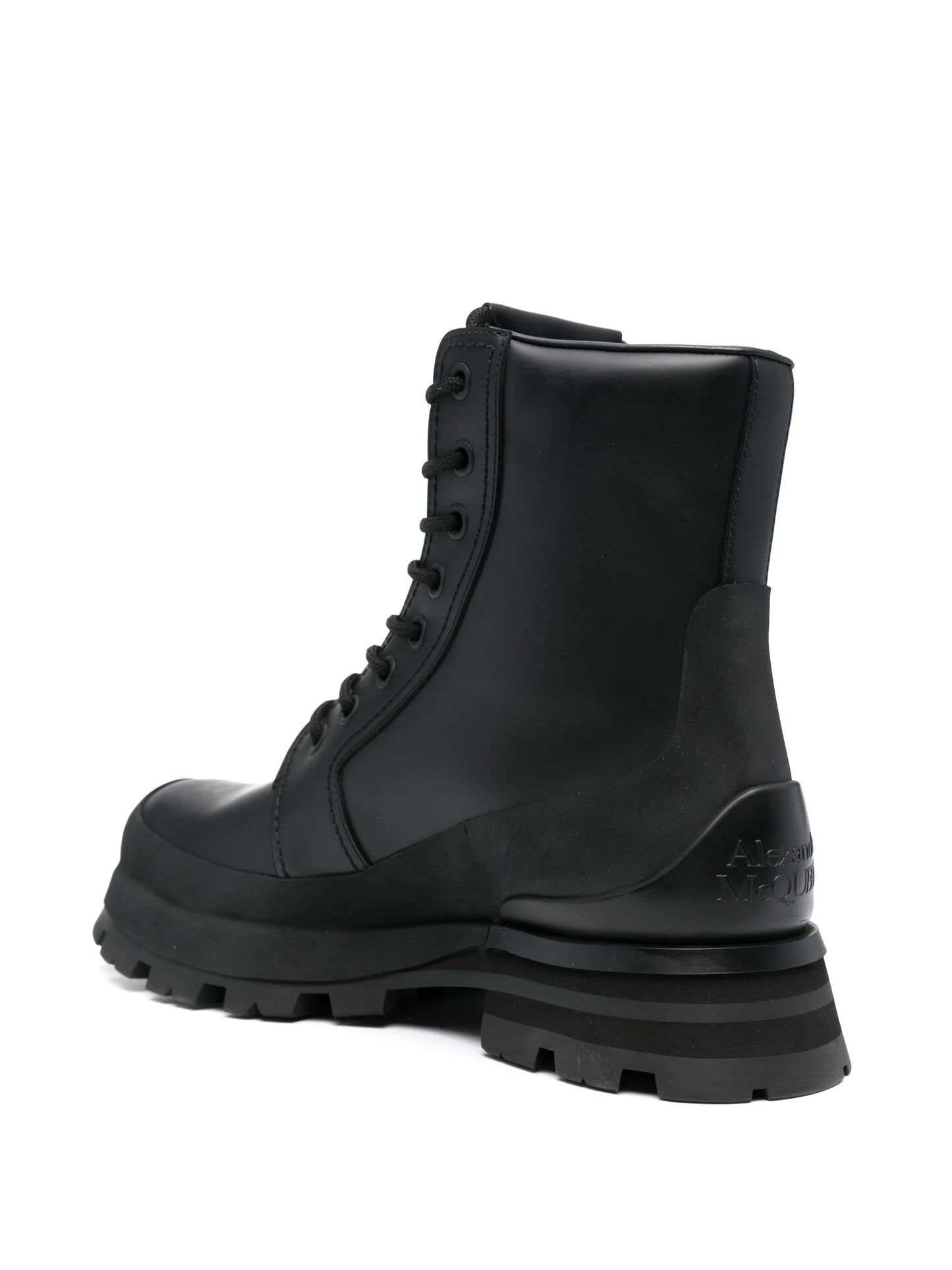 lace-up leather boots