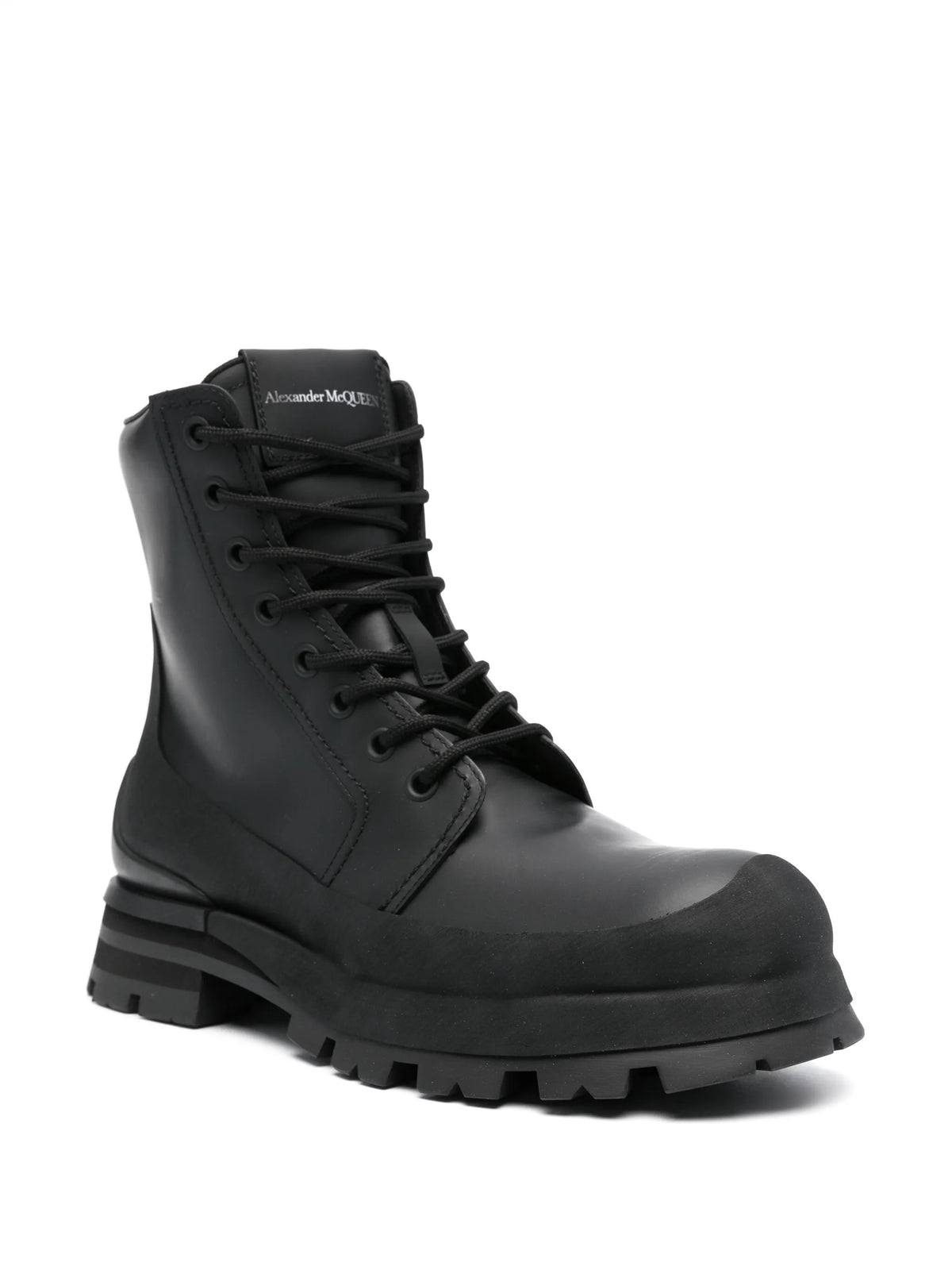 lace-up leather boots