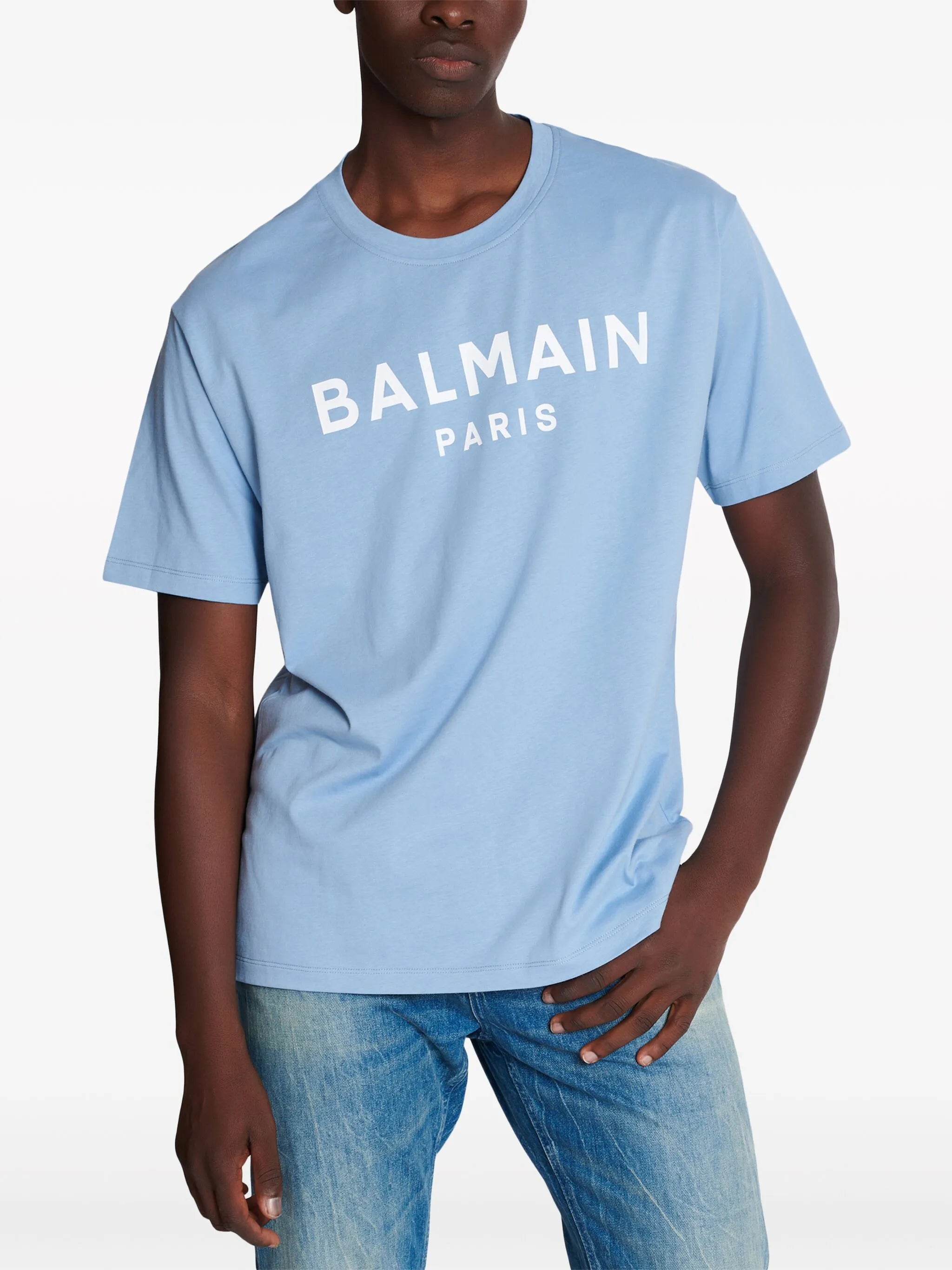 logo-print cotton T-shirt
