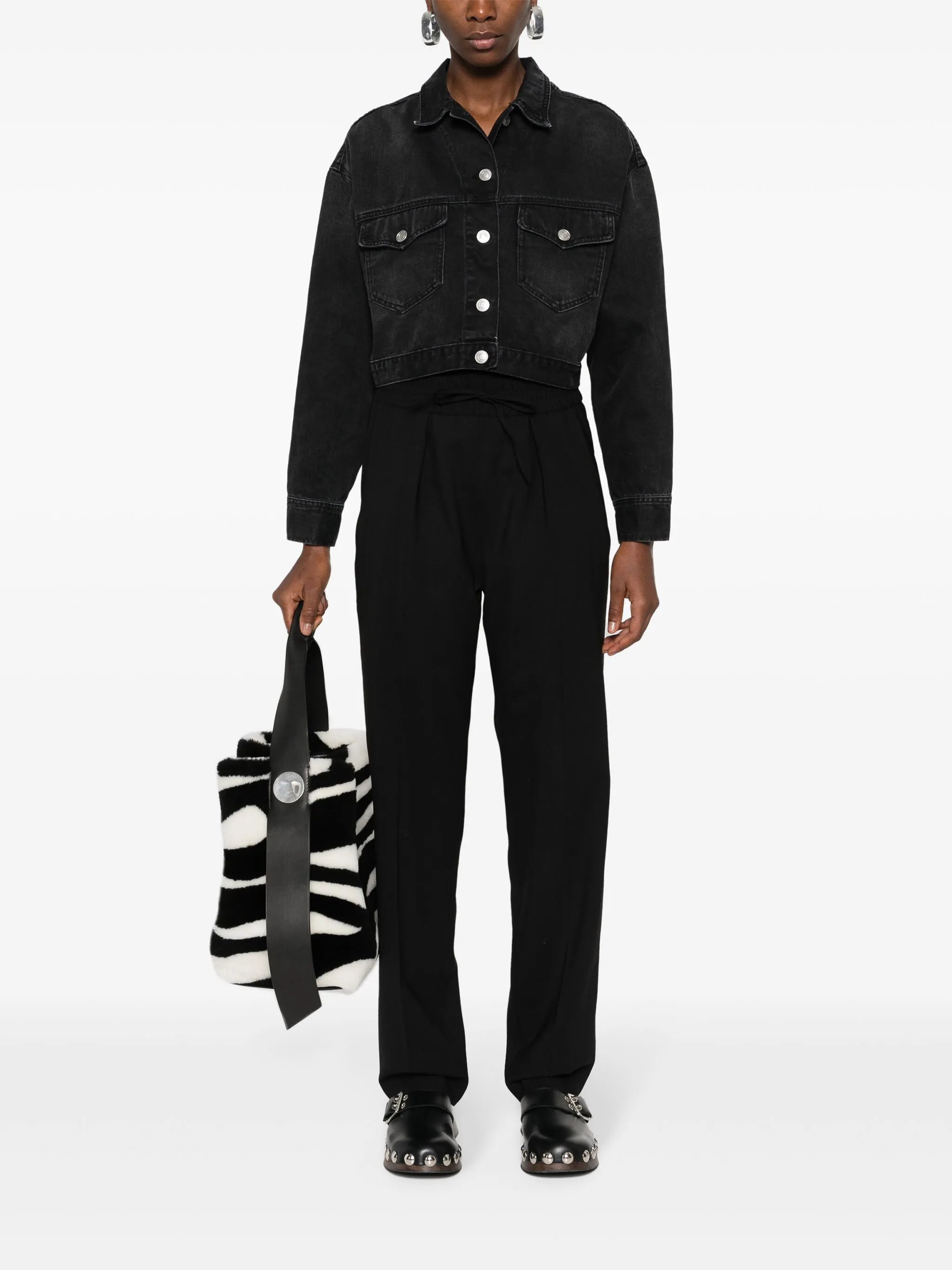 Liska drawstring-waist trousers