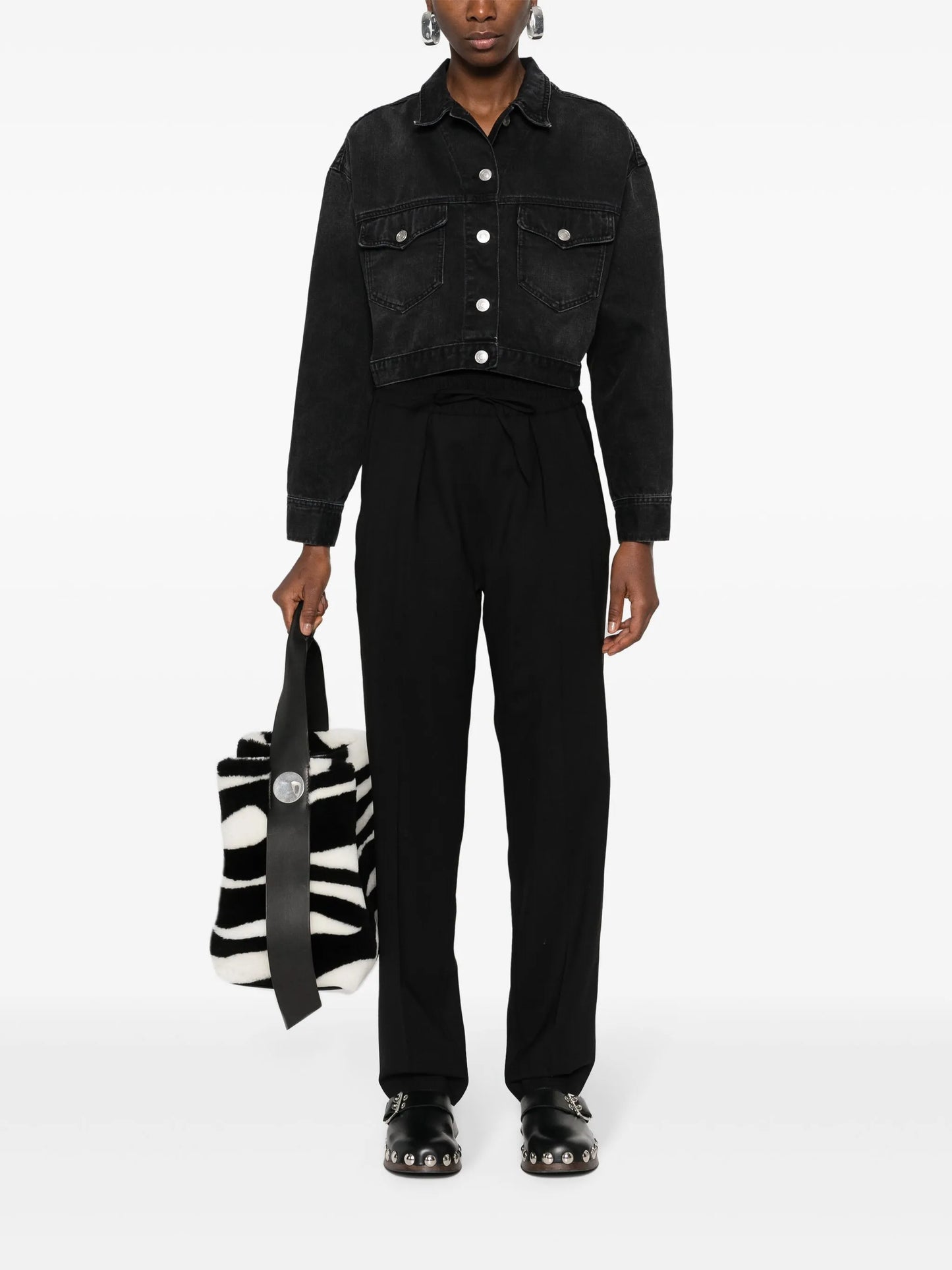 Liska drawstring-waist trousers