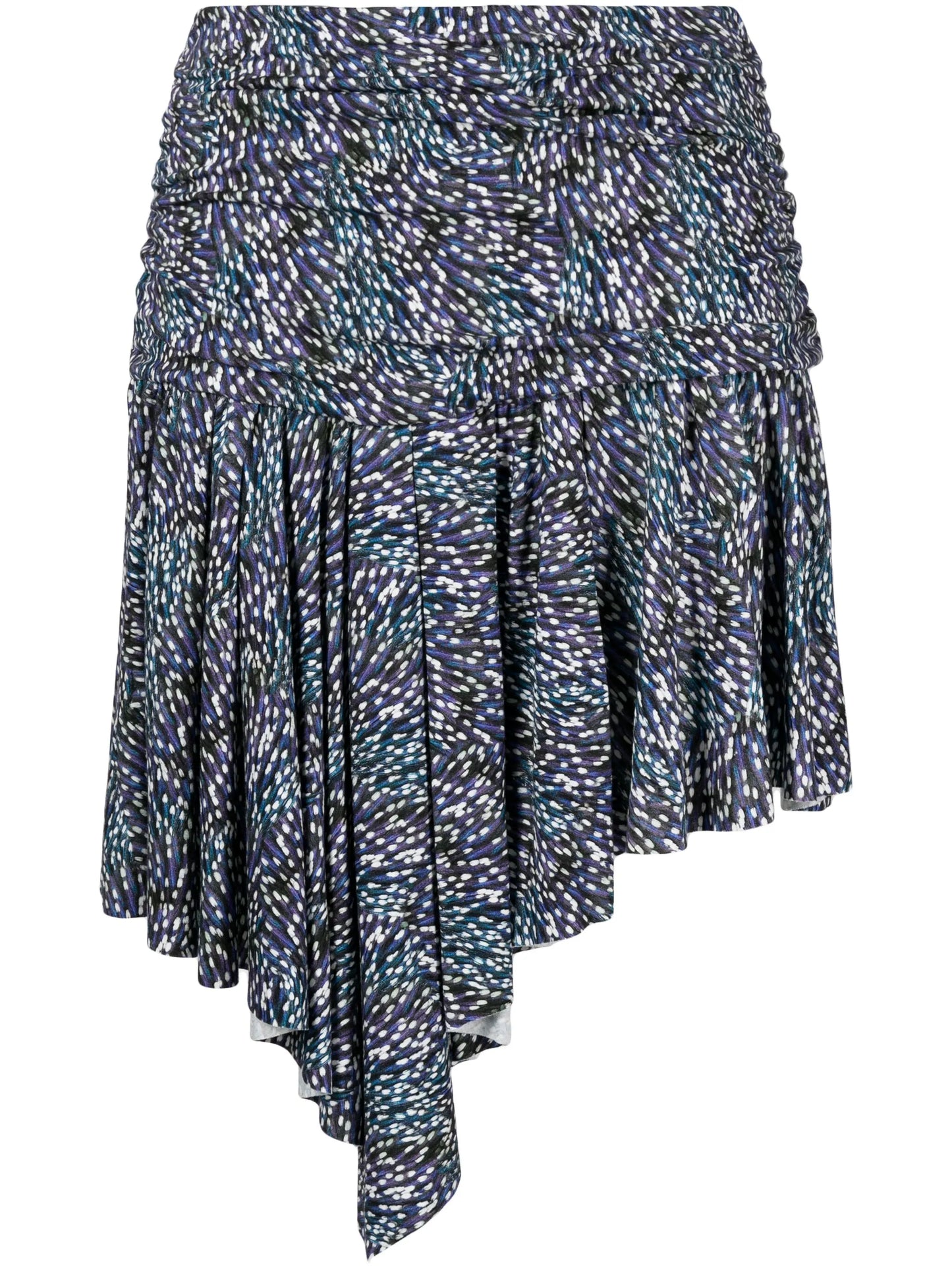 Juliany spot-print miniskirt