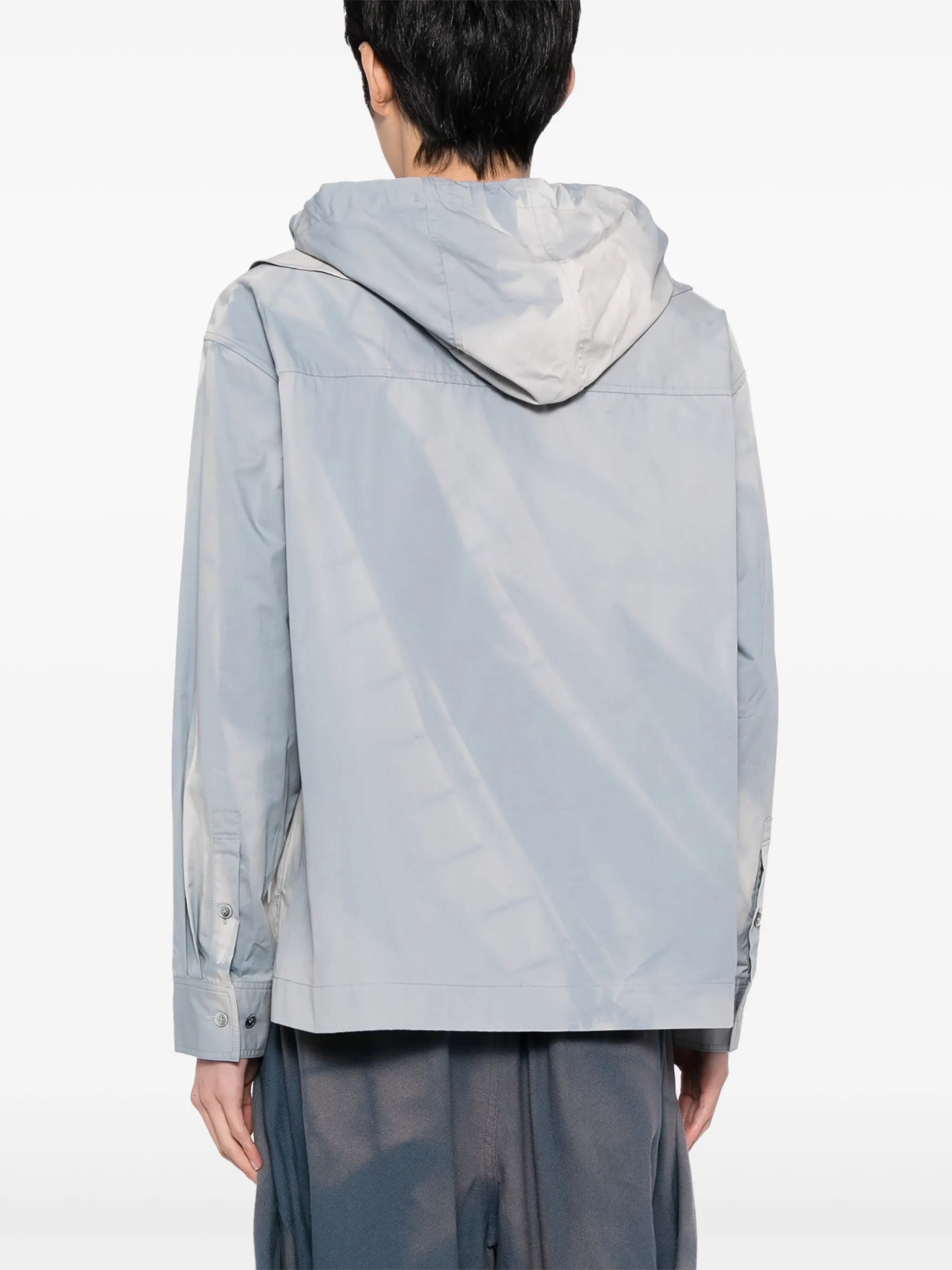 printed hooded jacket