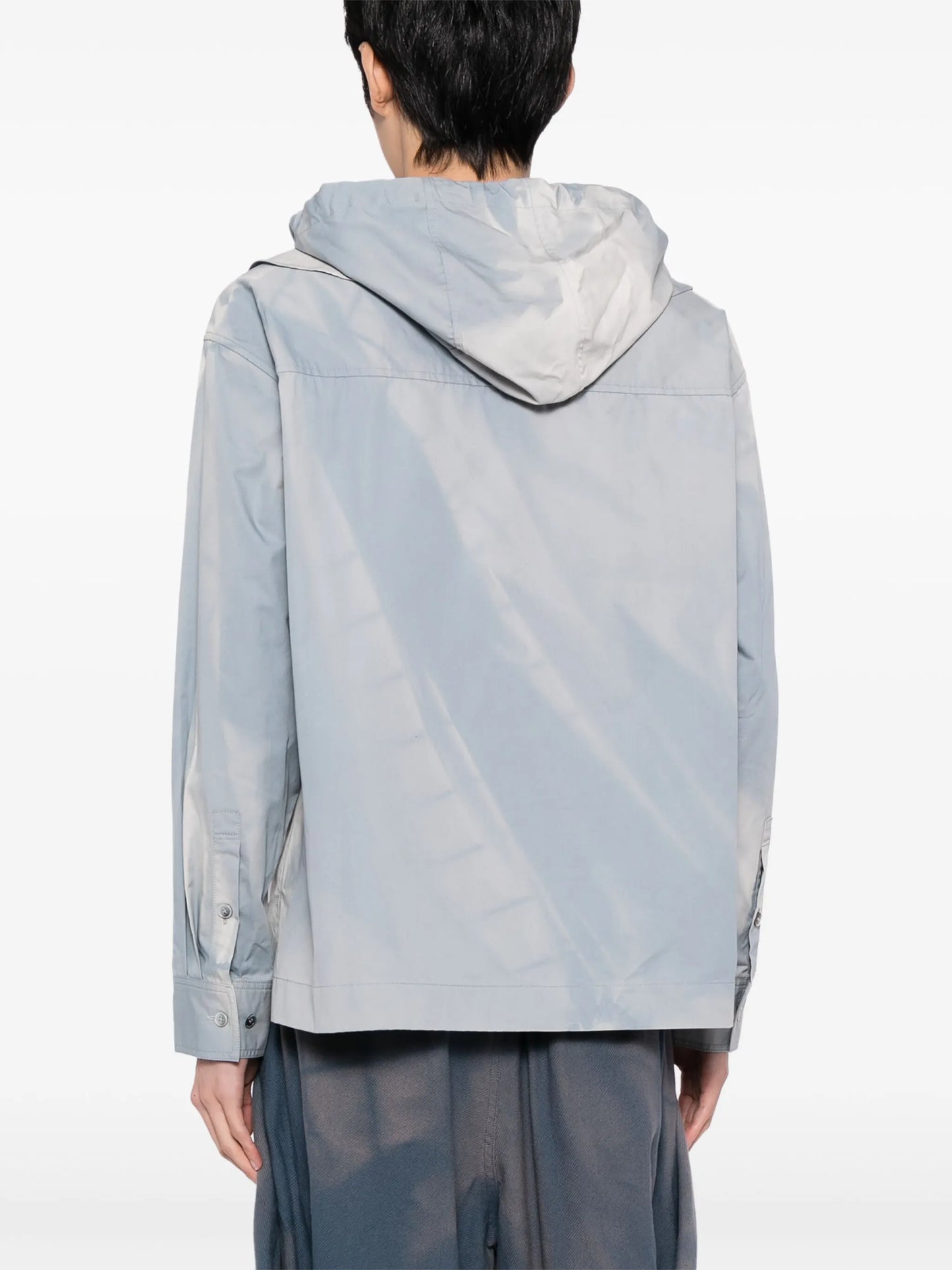 printed hooded jacket