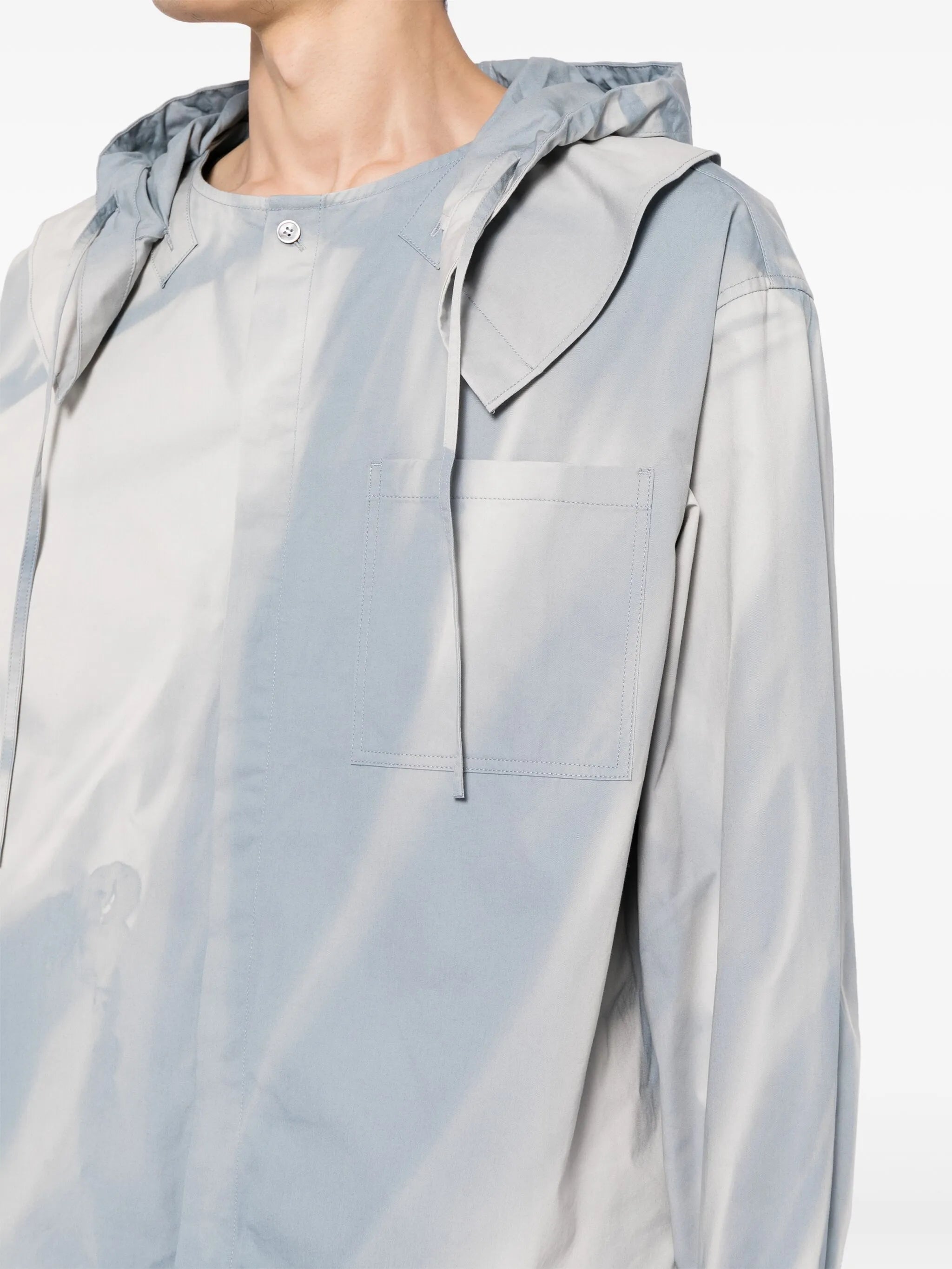 printed hooded jacket