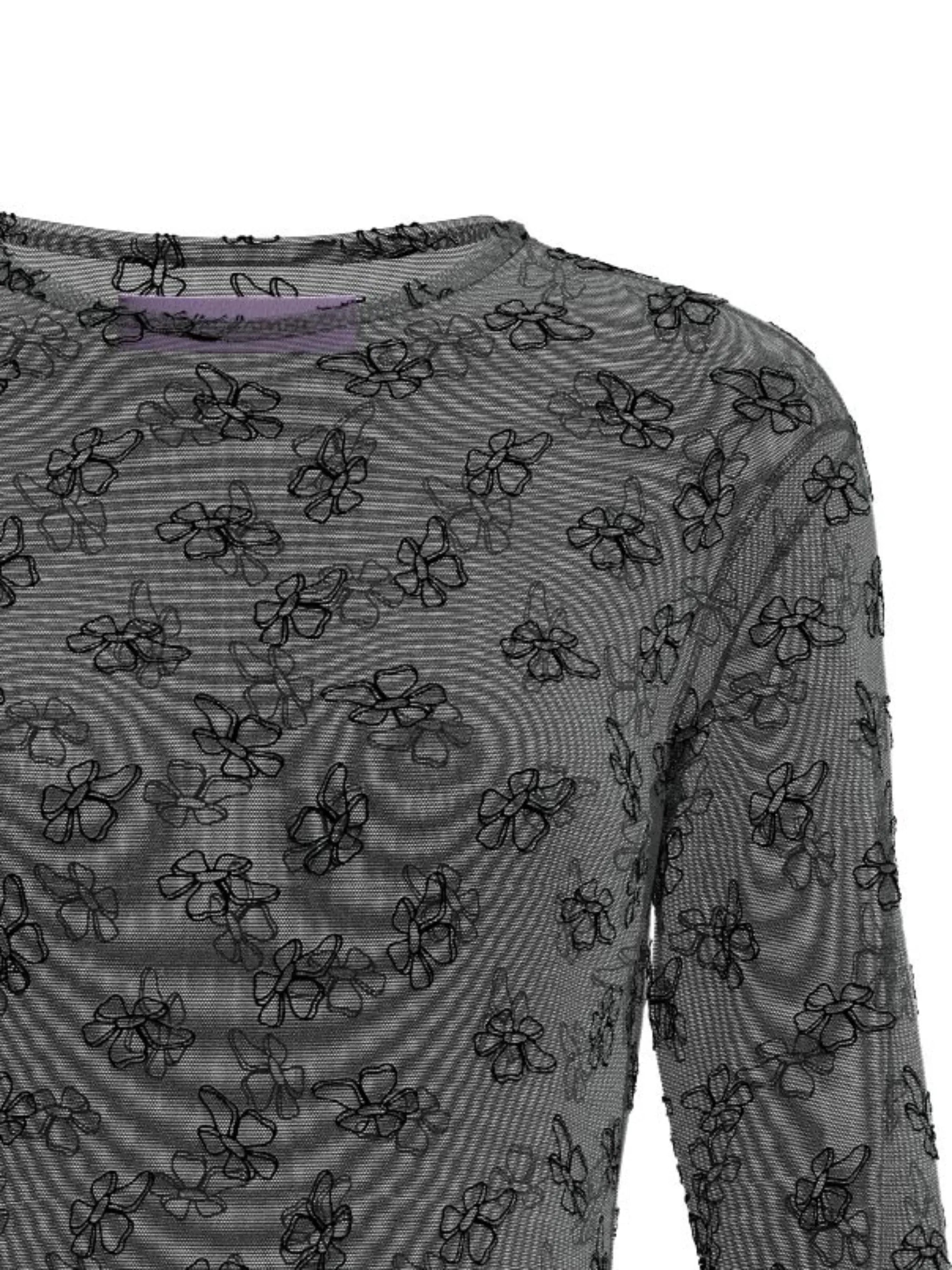 Tere floral-embroidered dress