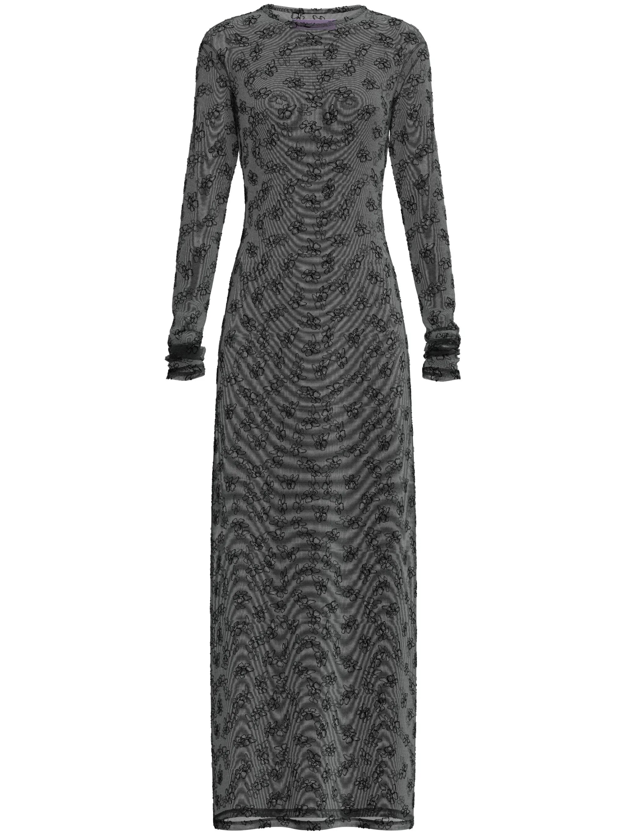 Tere floral-embroidered dress