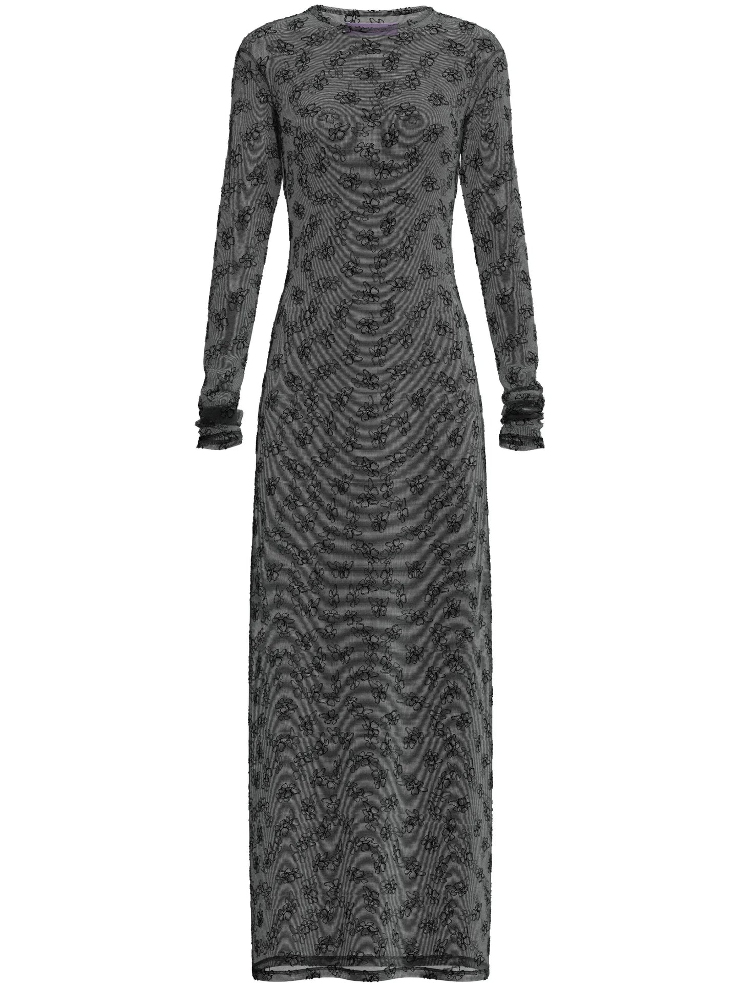 Tere floral-embroidered dress