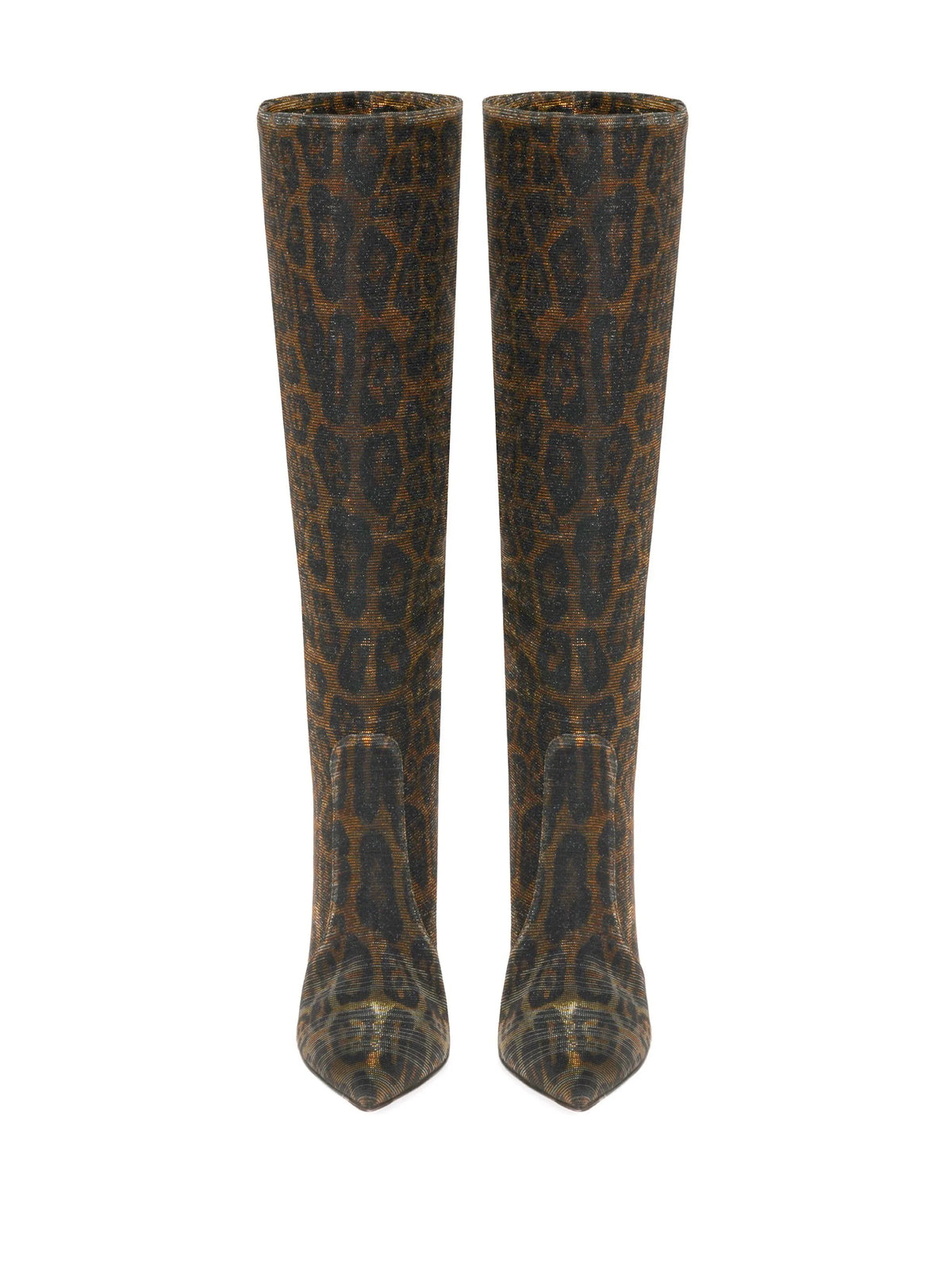 Hansen 85mm leopard-print boots
