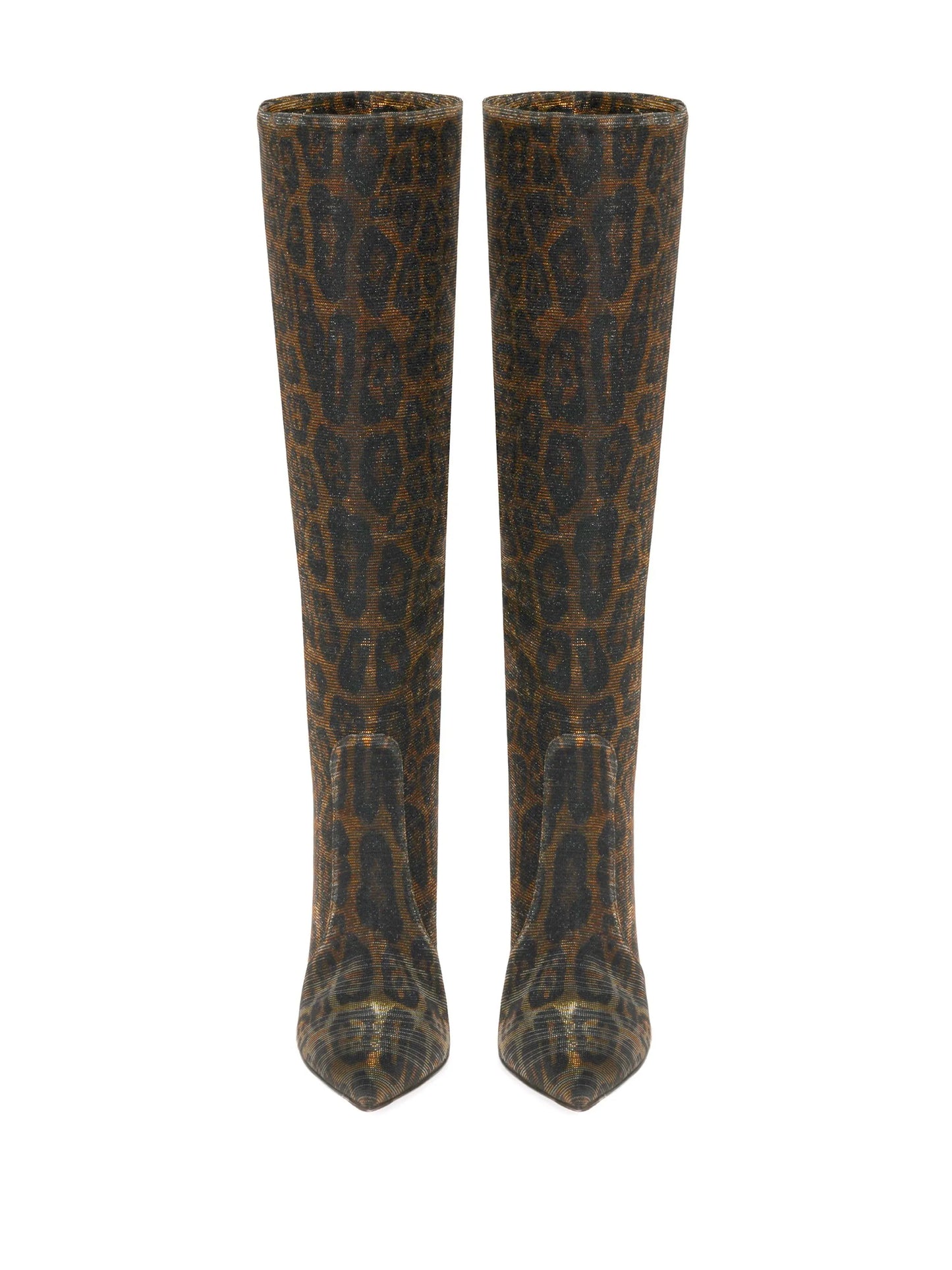 Hansen 85mm leopard-print boots