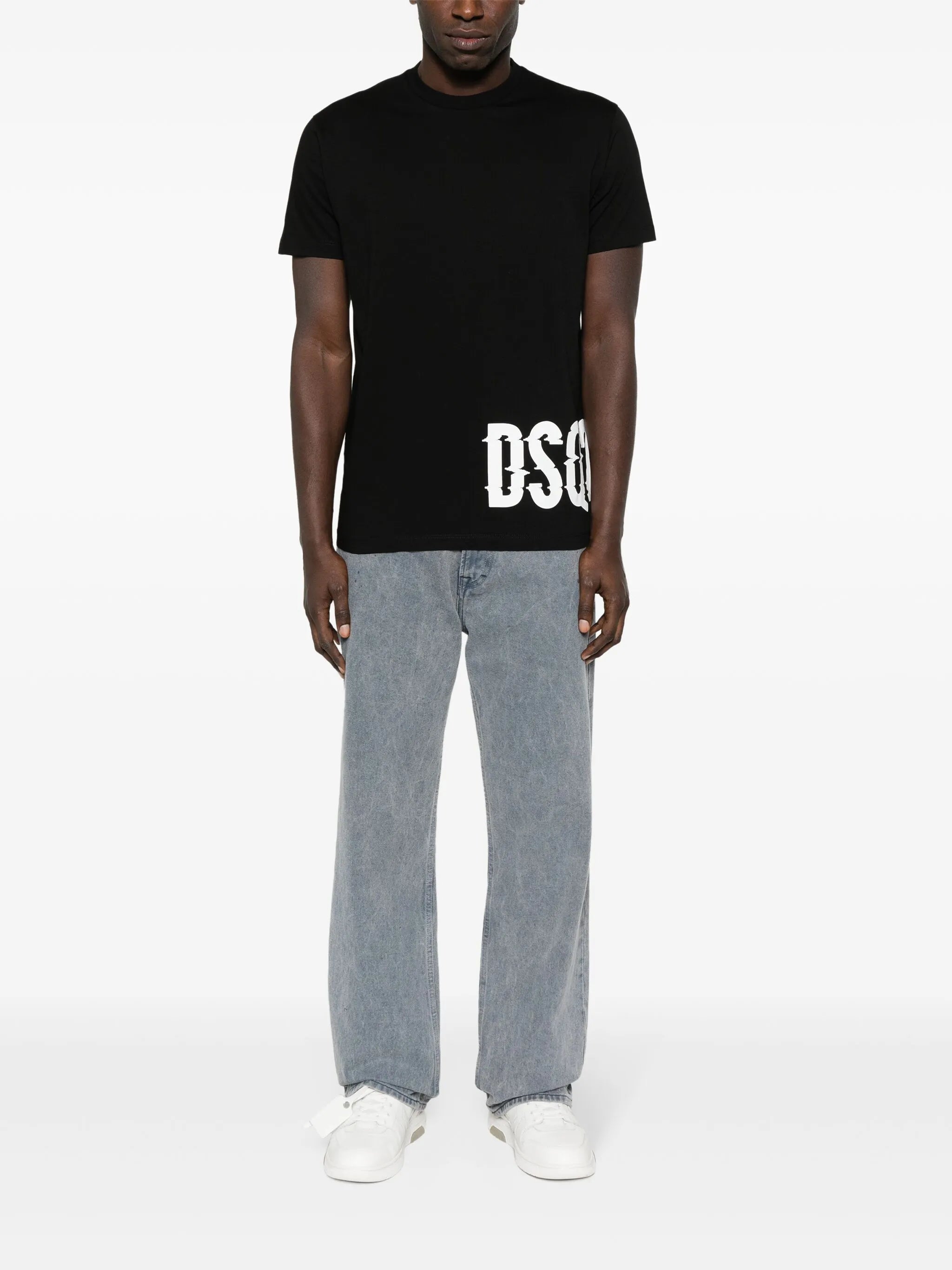 logo-print cotton T-shirt
