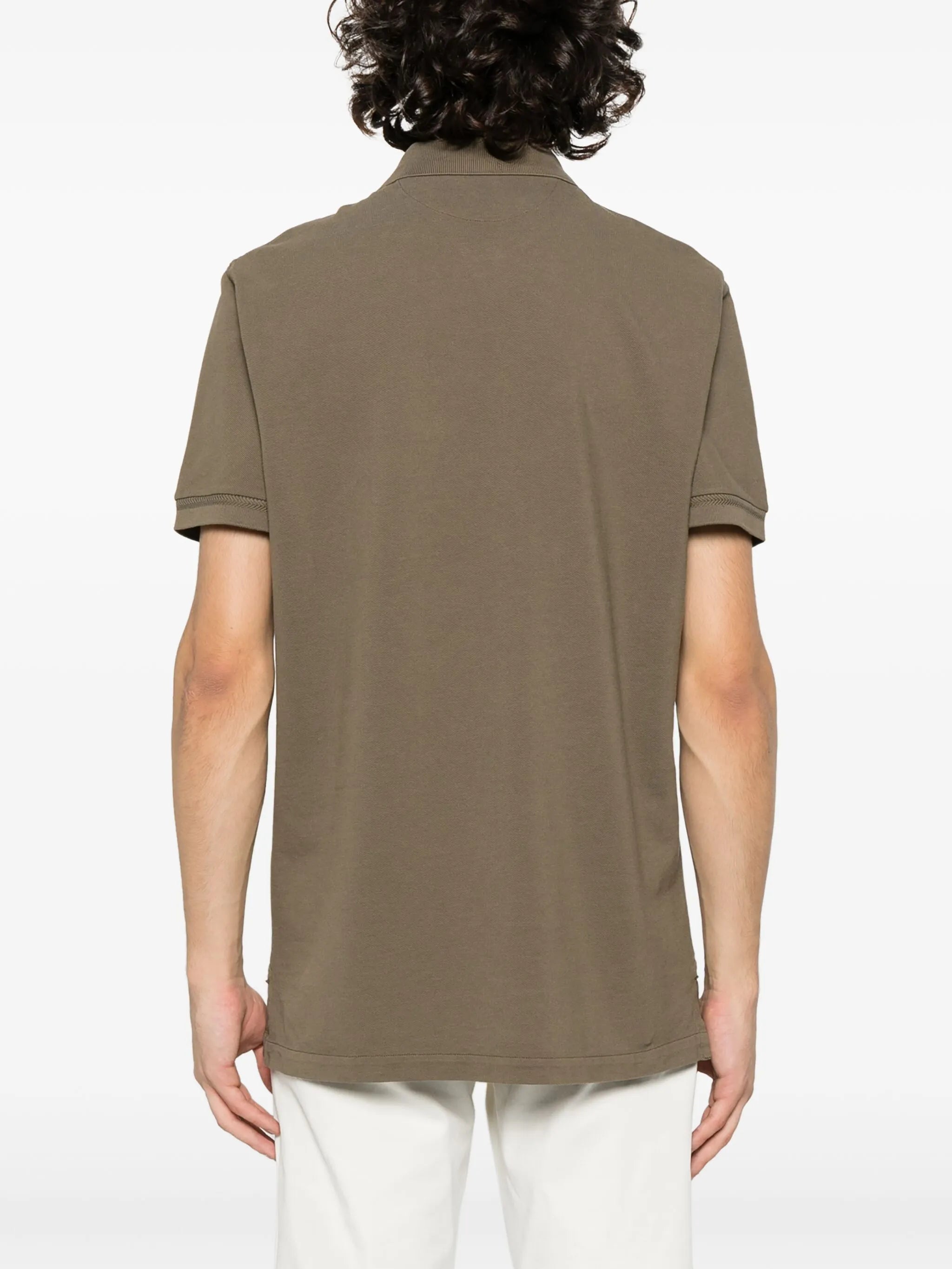 cotton piqué polo shirt