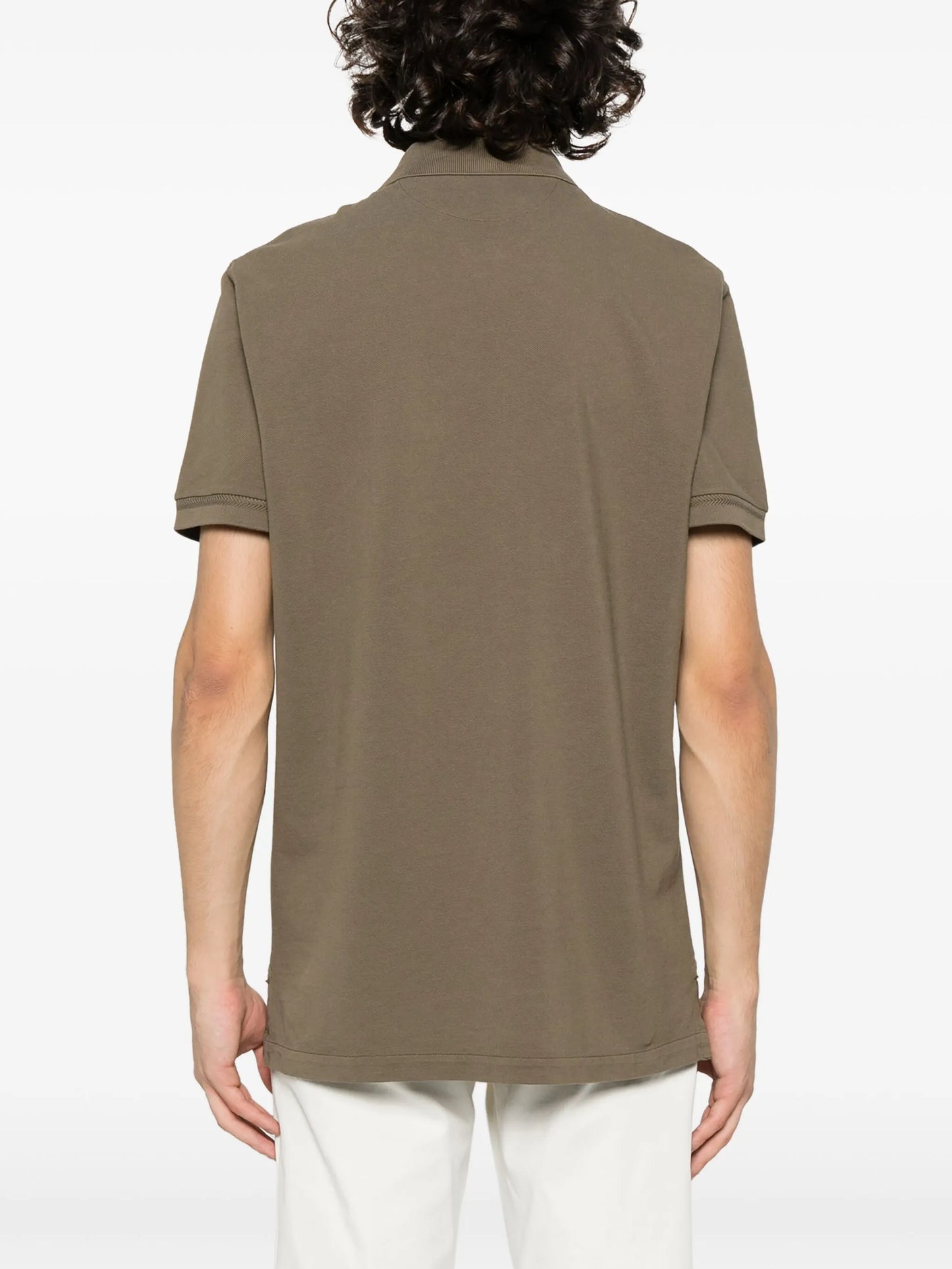 cotton piqué polo shirt