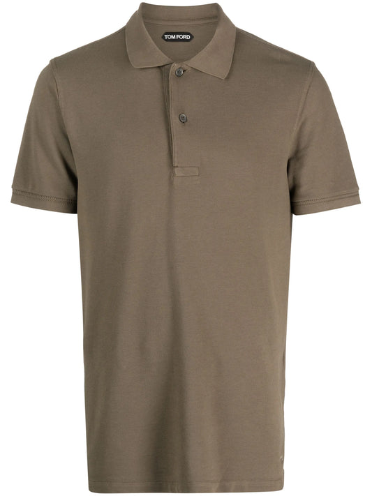 cotton piqué polo shirt