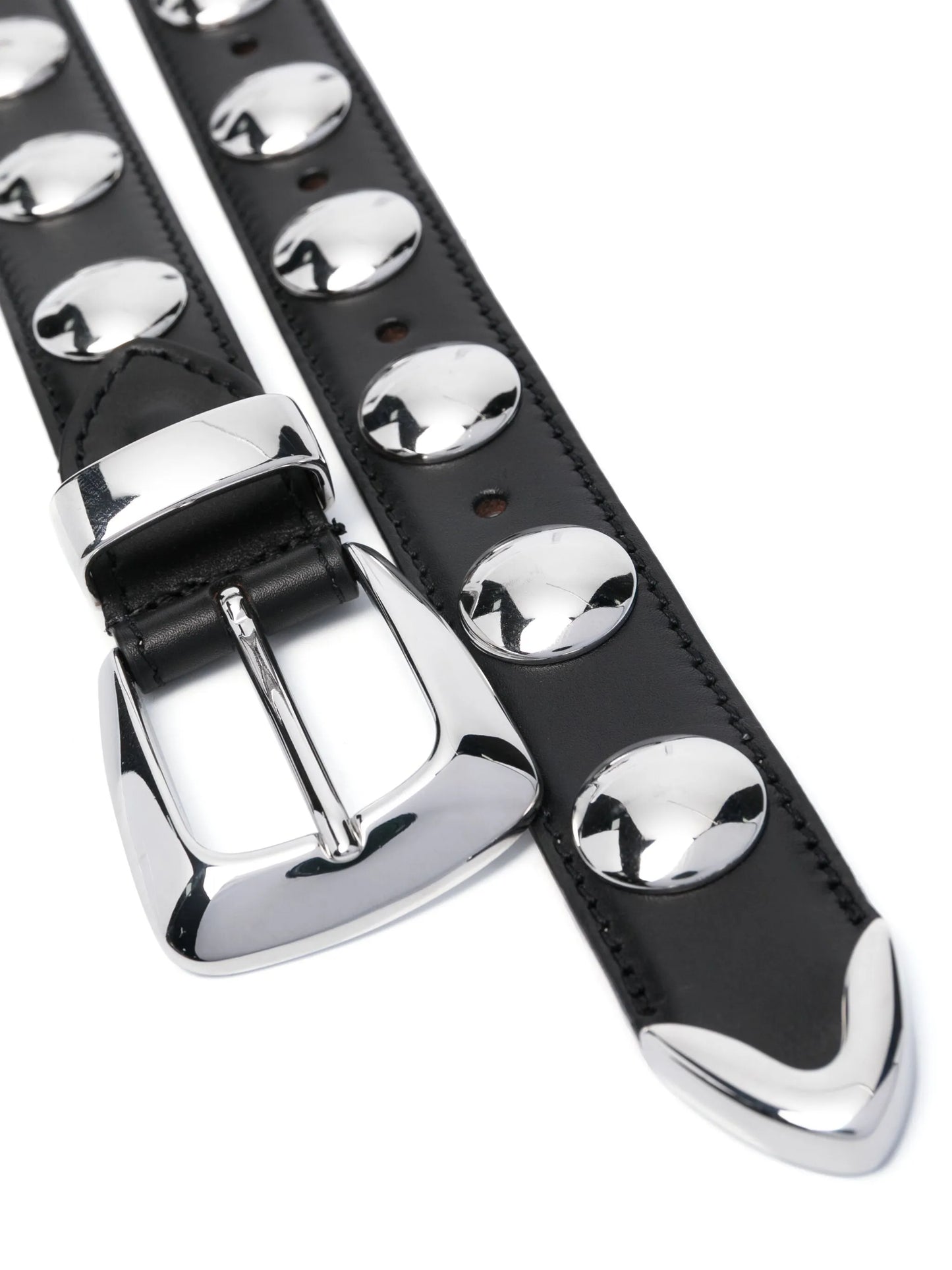 studded leather belt