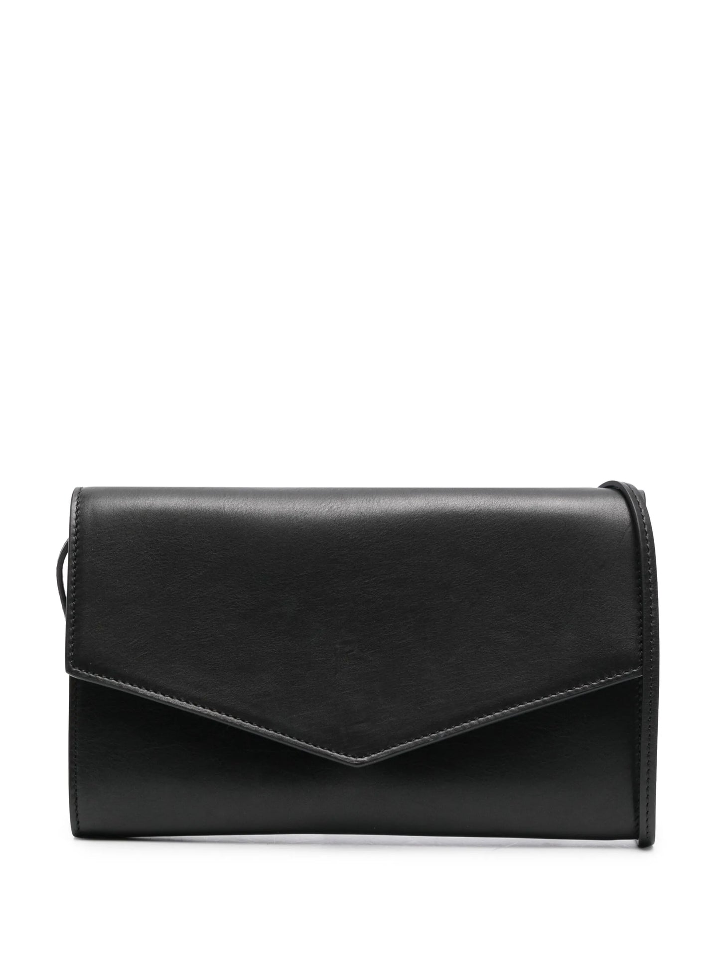 Envelope leather clutch