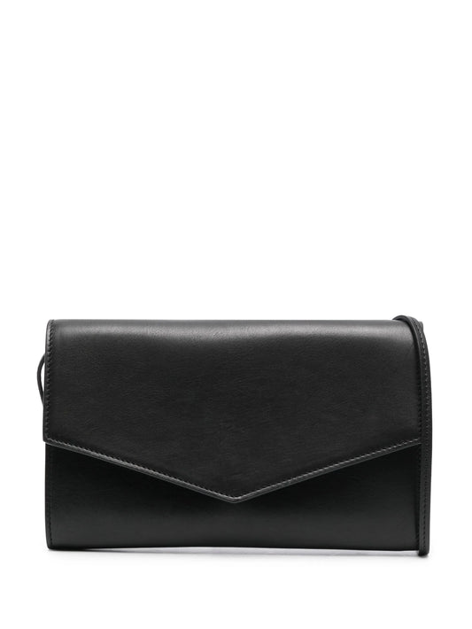 Envelope leather clutch