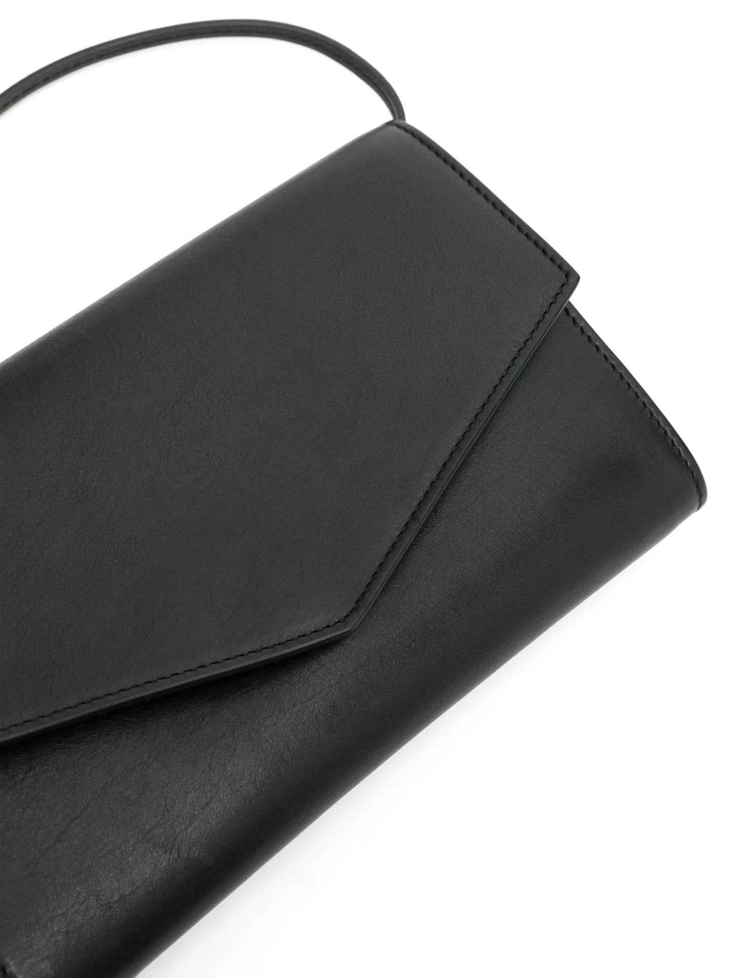 Envelope leather clutch