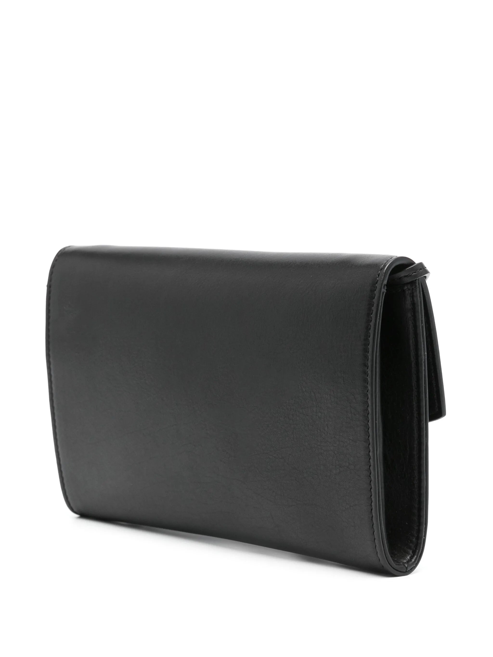 Envelope leather clutch