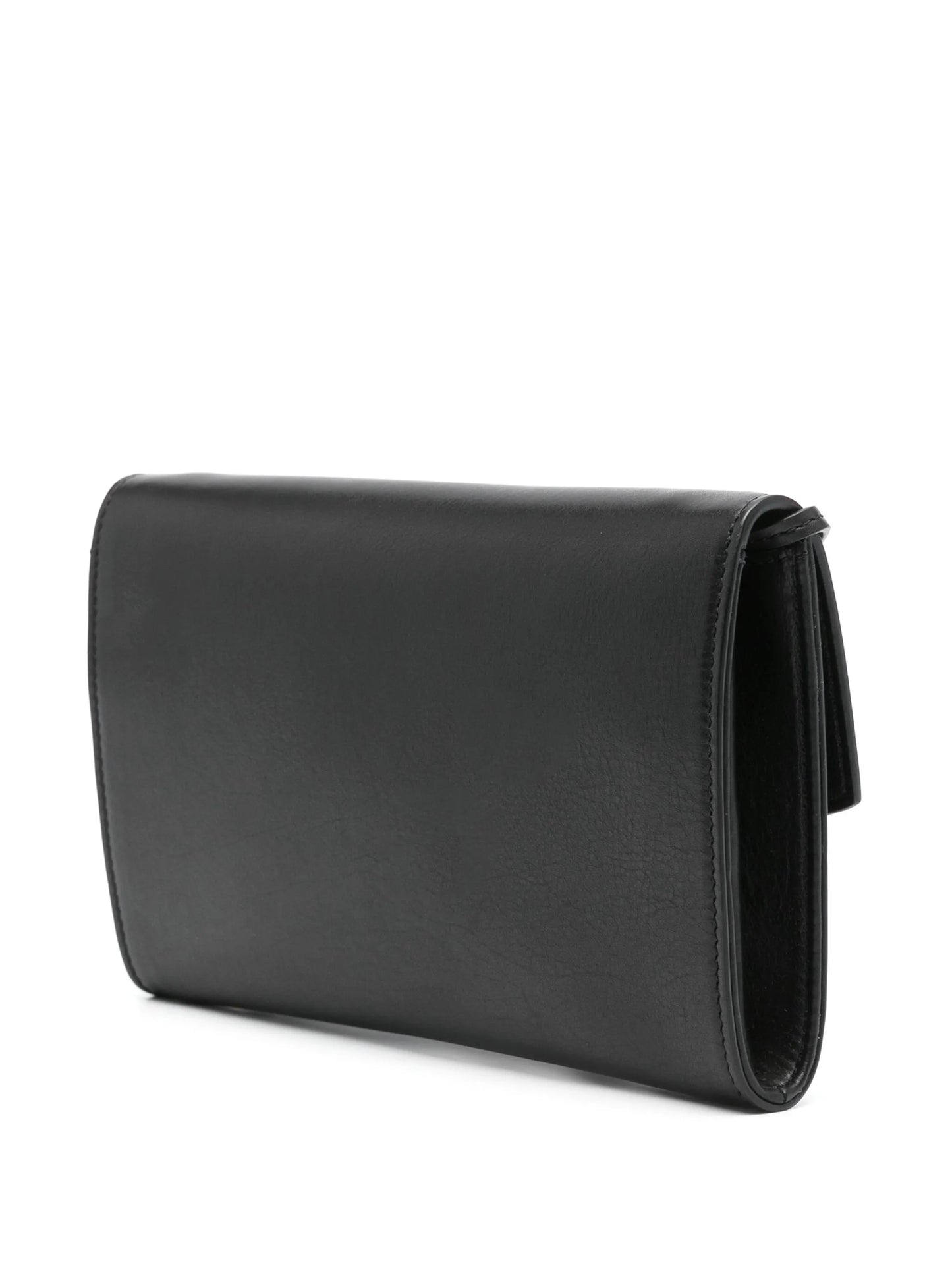 Envelope leather clutch