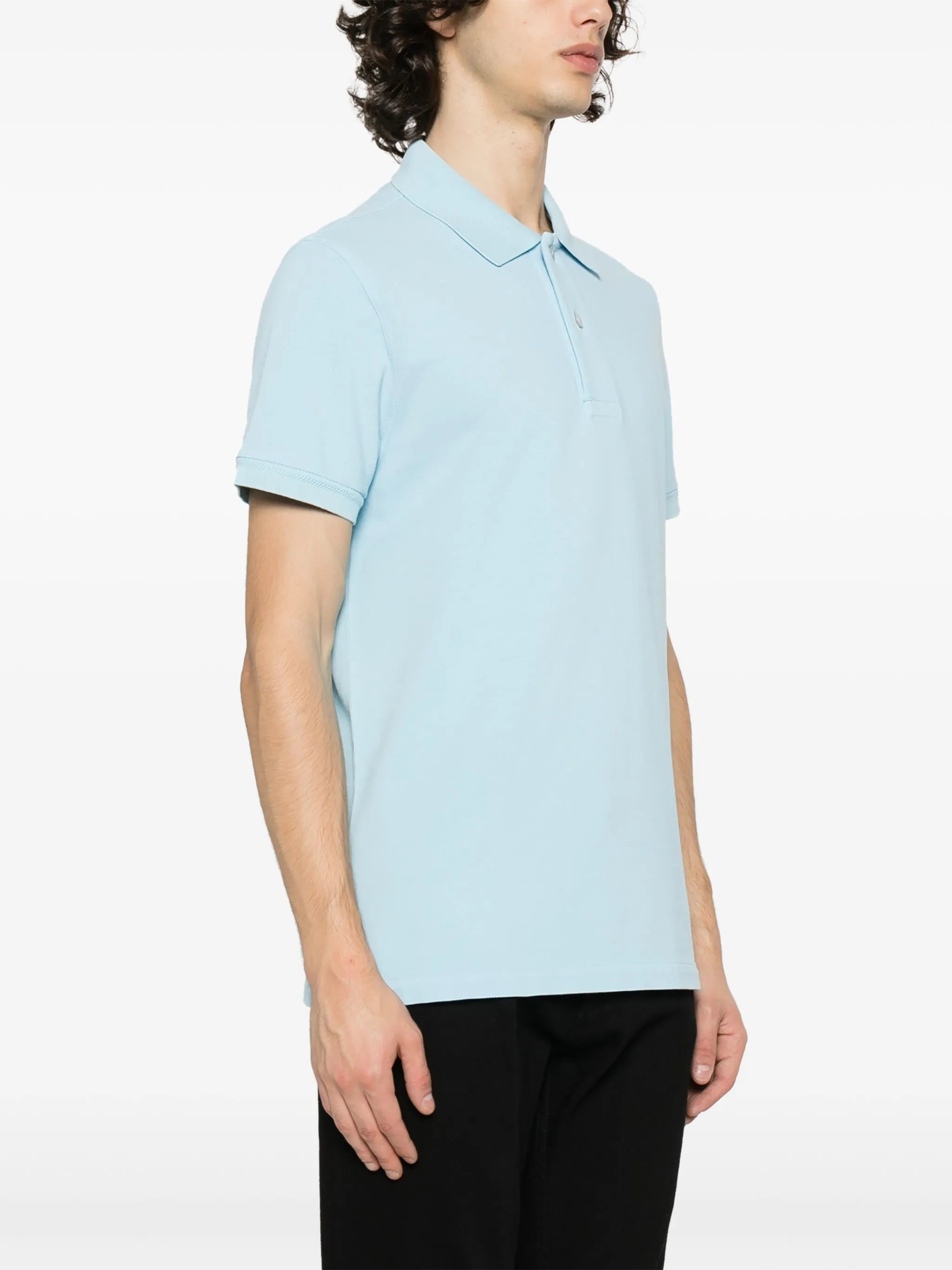 cotton piqué polo shirt