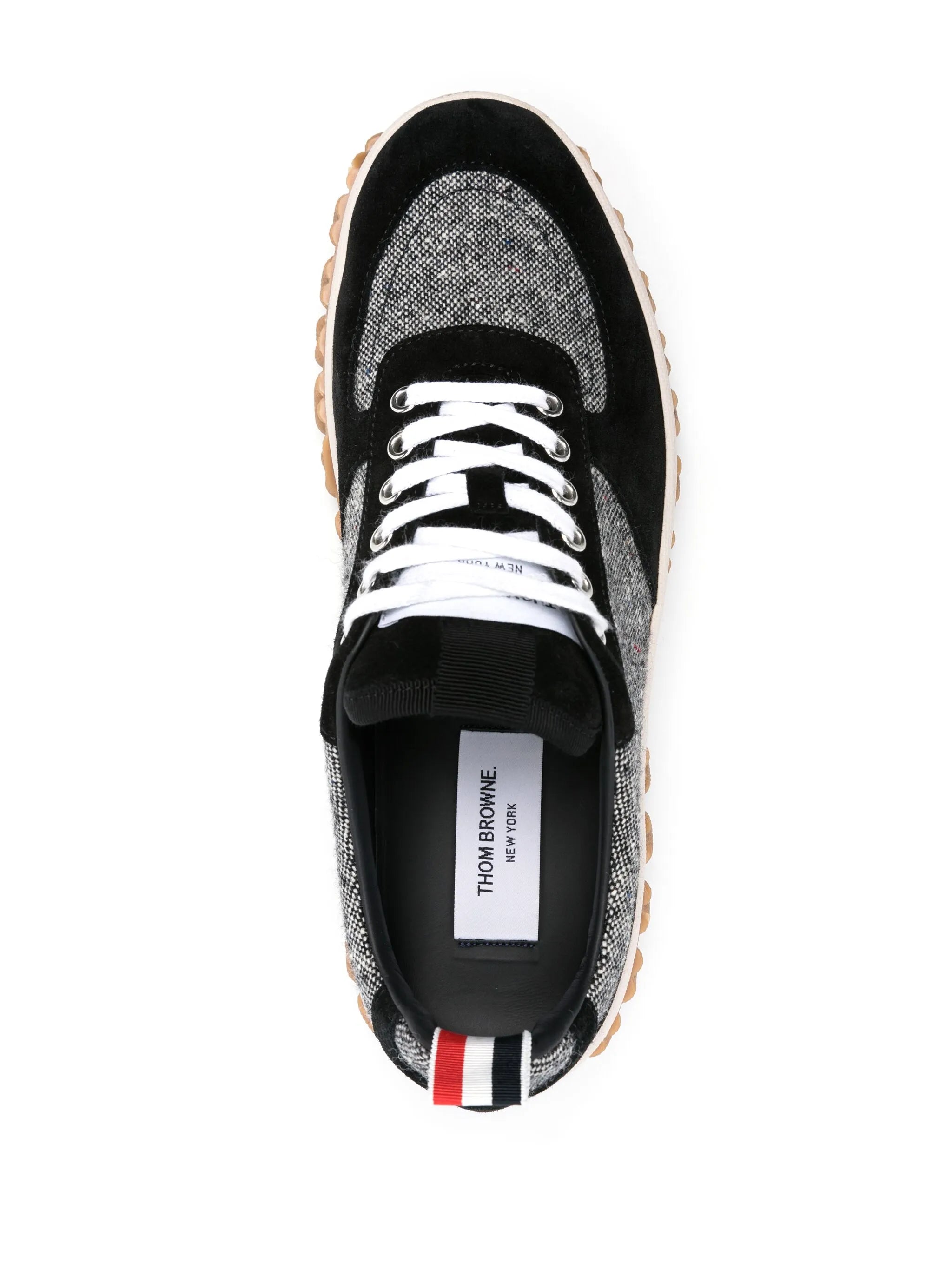 Letterman tweed sneakers
