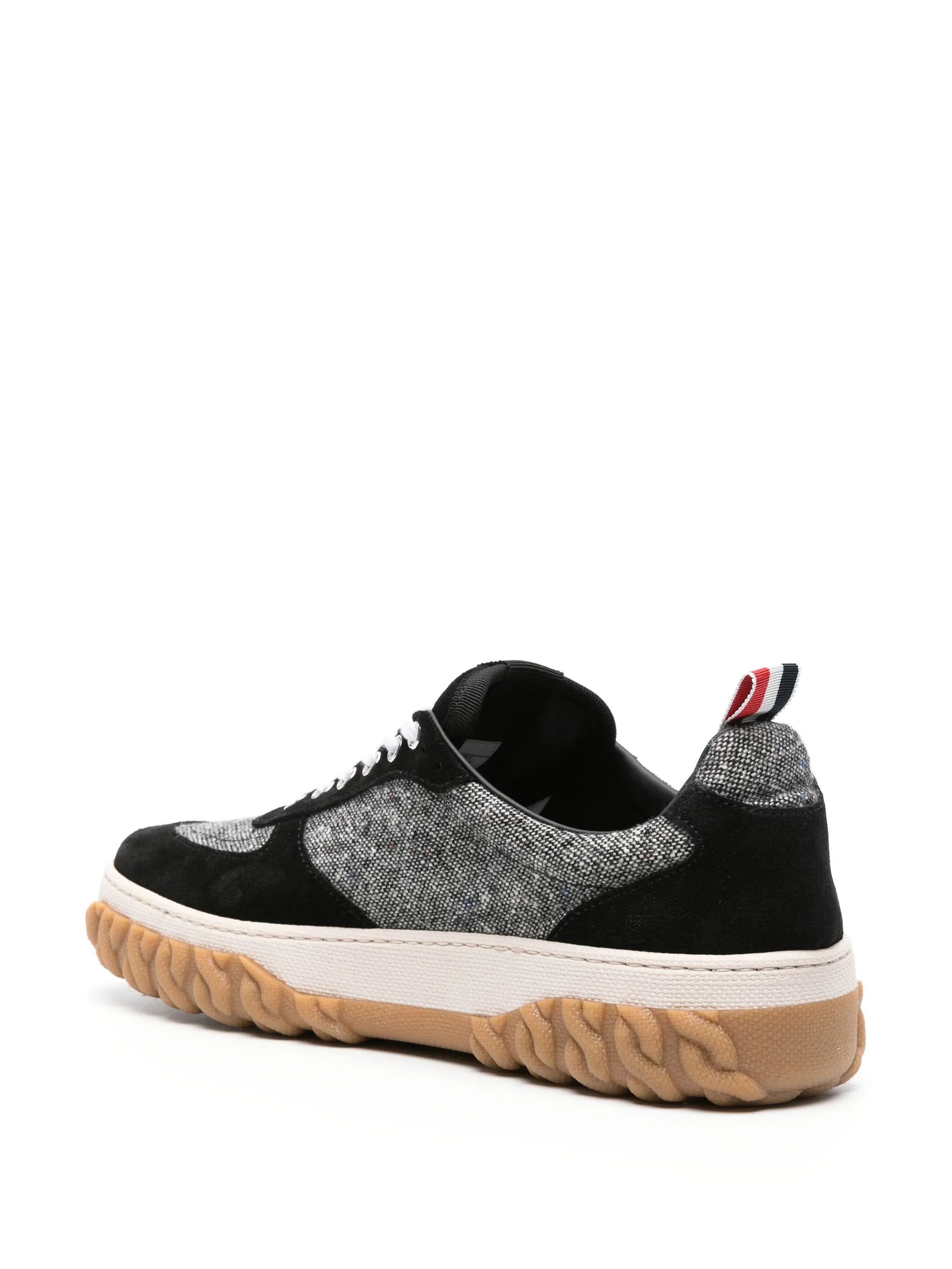 Letterman tweed sneakers
