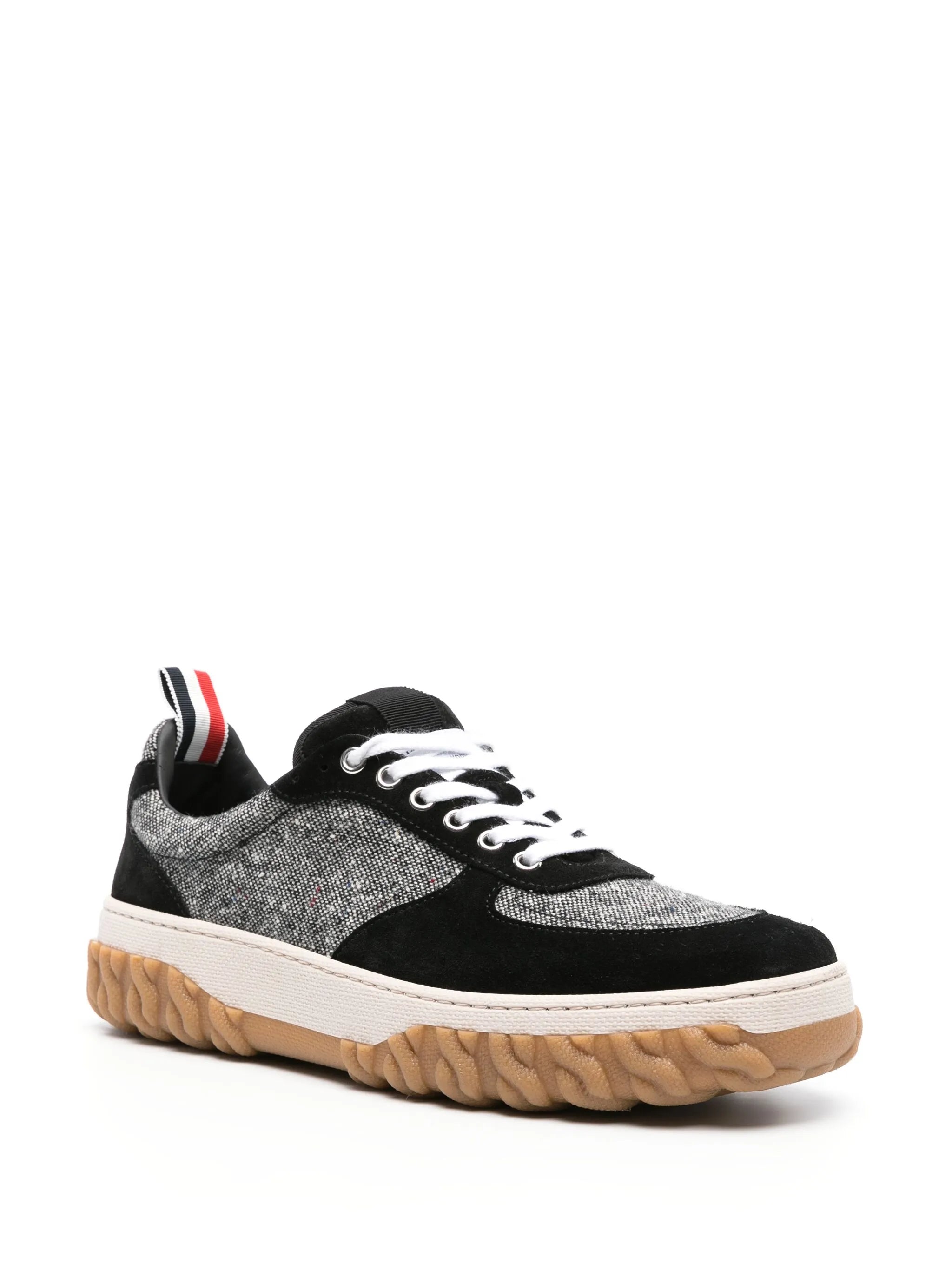 Letterman tweed sneakers