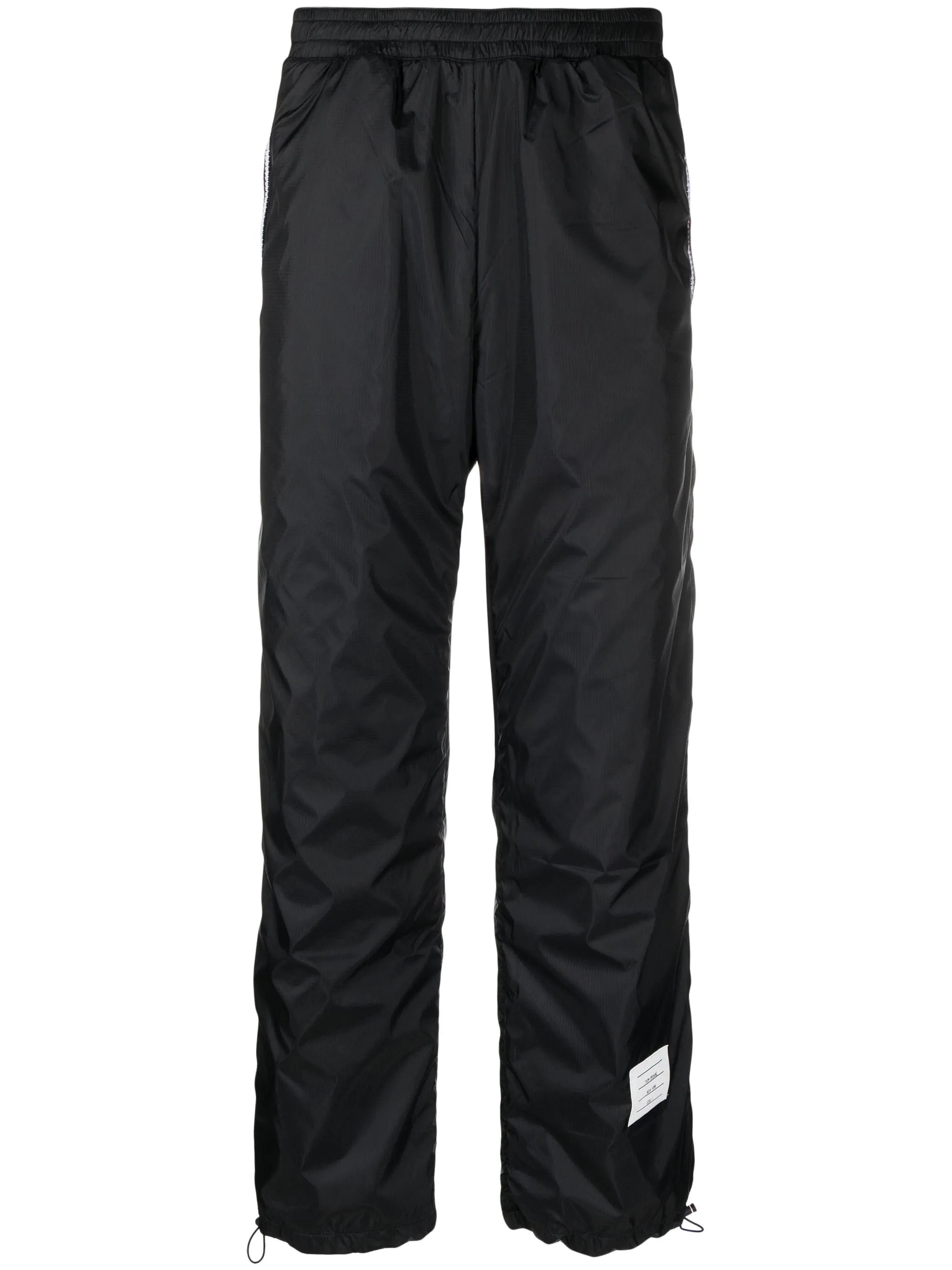 logo-patch sheer-ripstop track pants