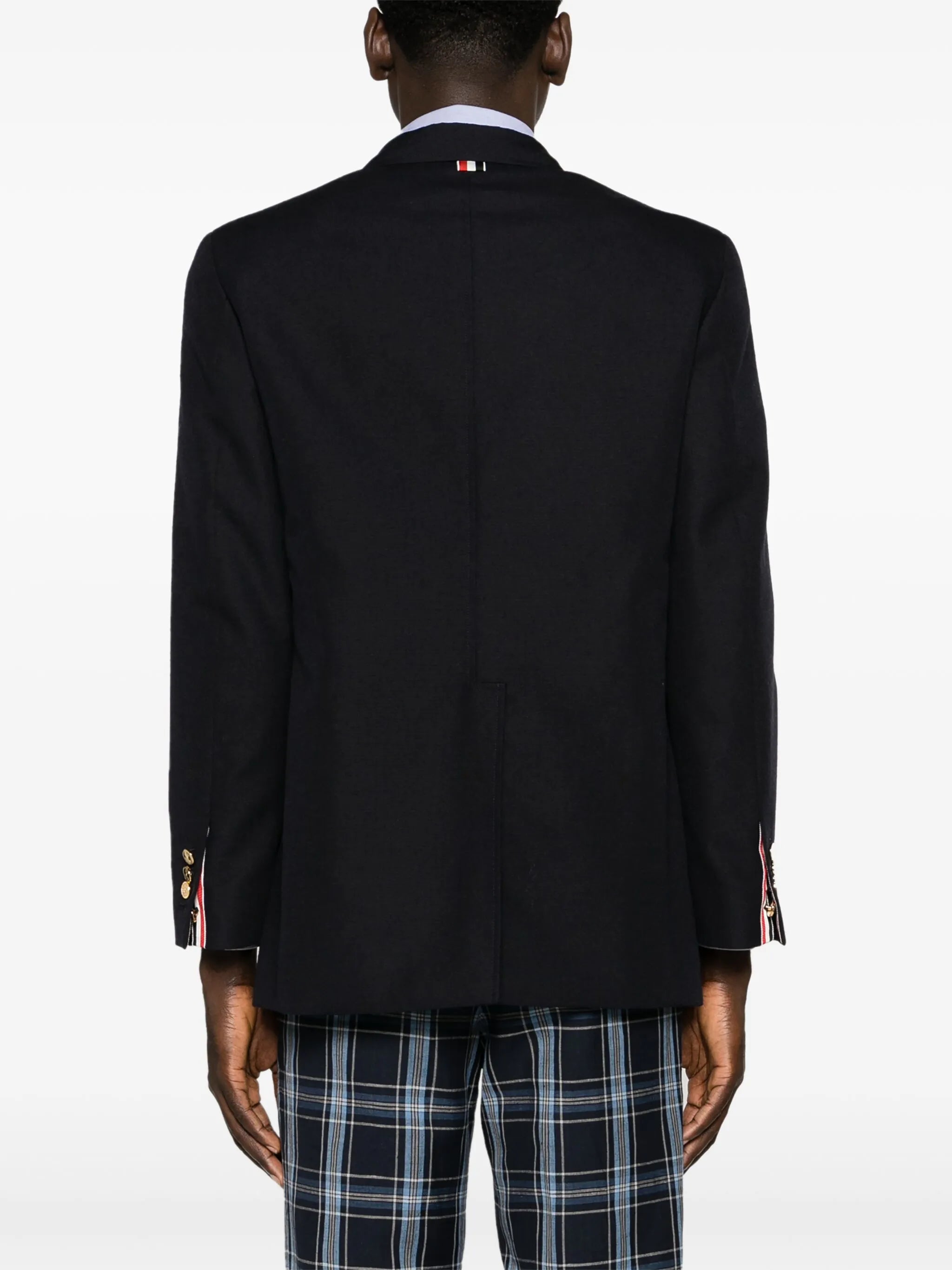 single-breasted wool blazer