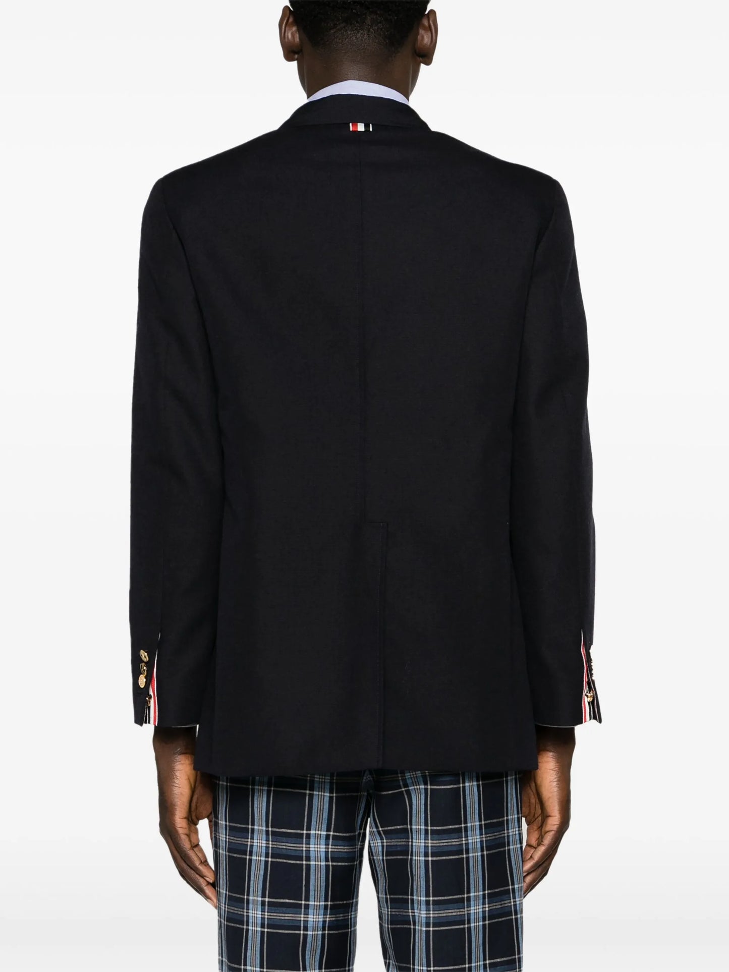 single-breasted wool blazer