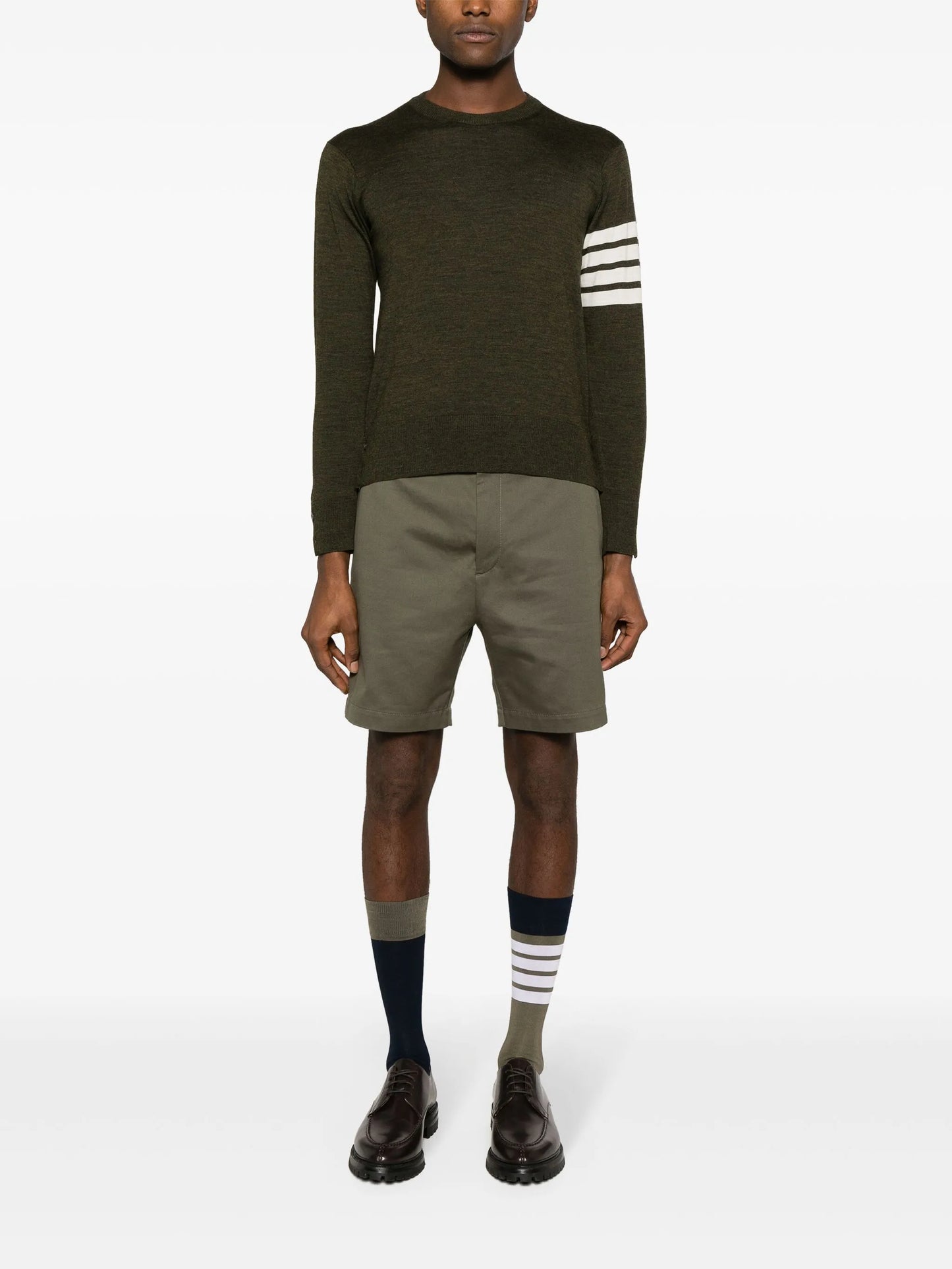 4-Bar wool jumper