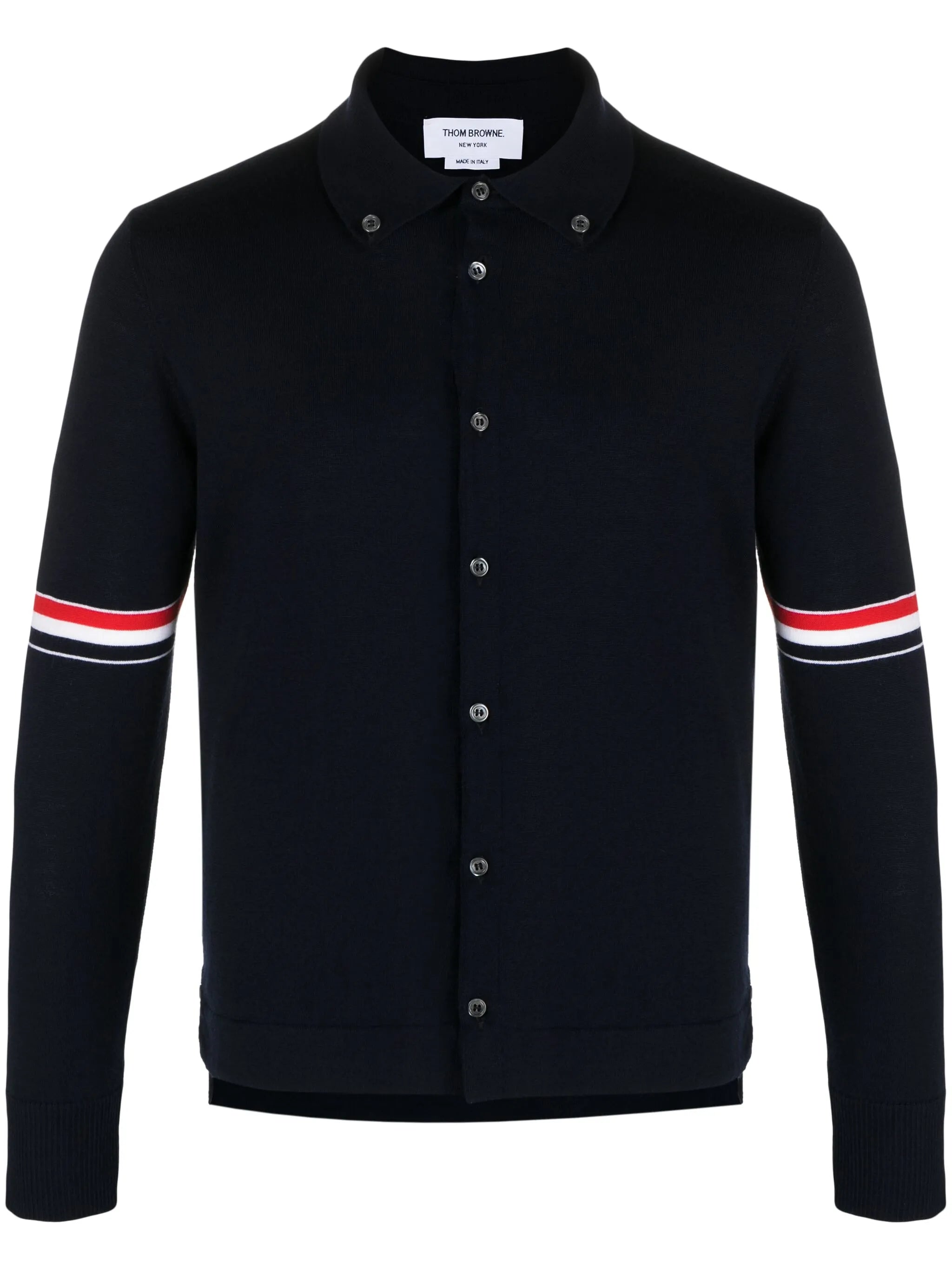 RWB stripe wool cardigan
