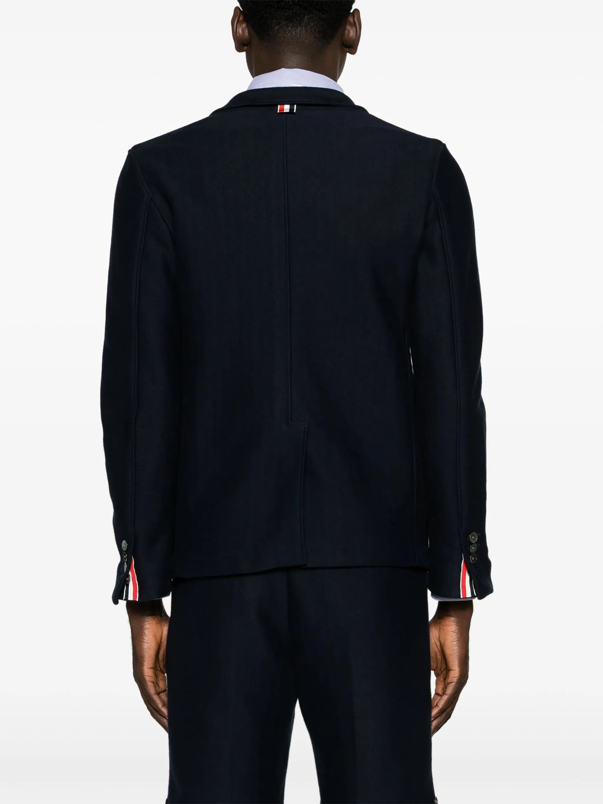 RWB-stripe cotton blazer