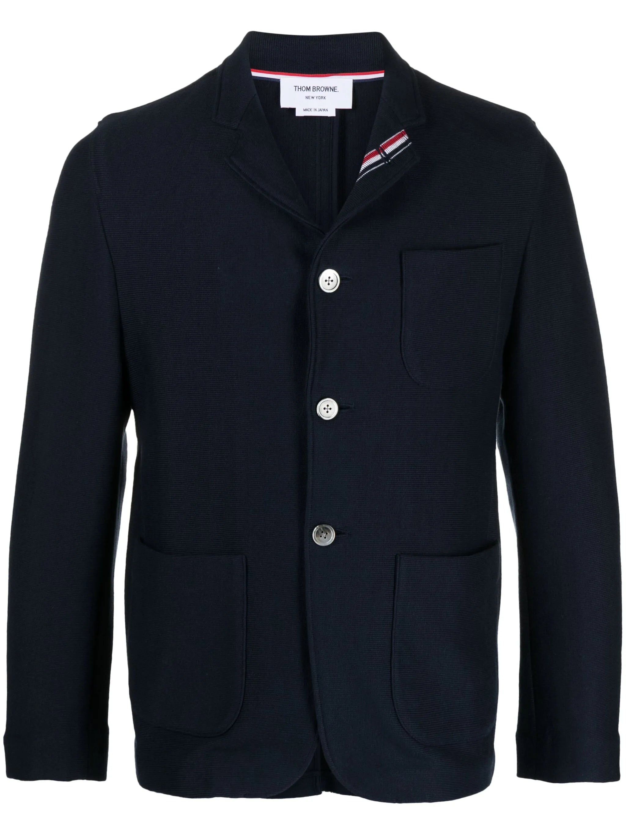 RWB-stripe cotton blazer