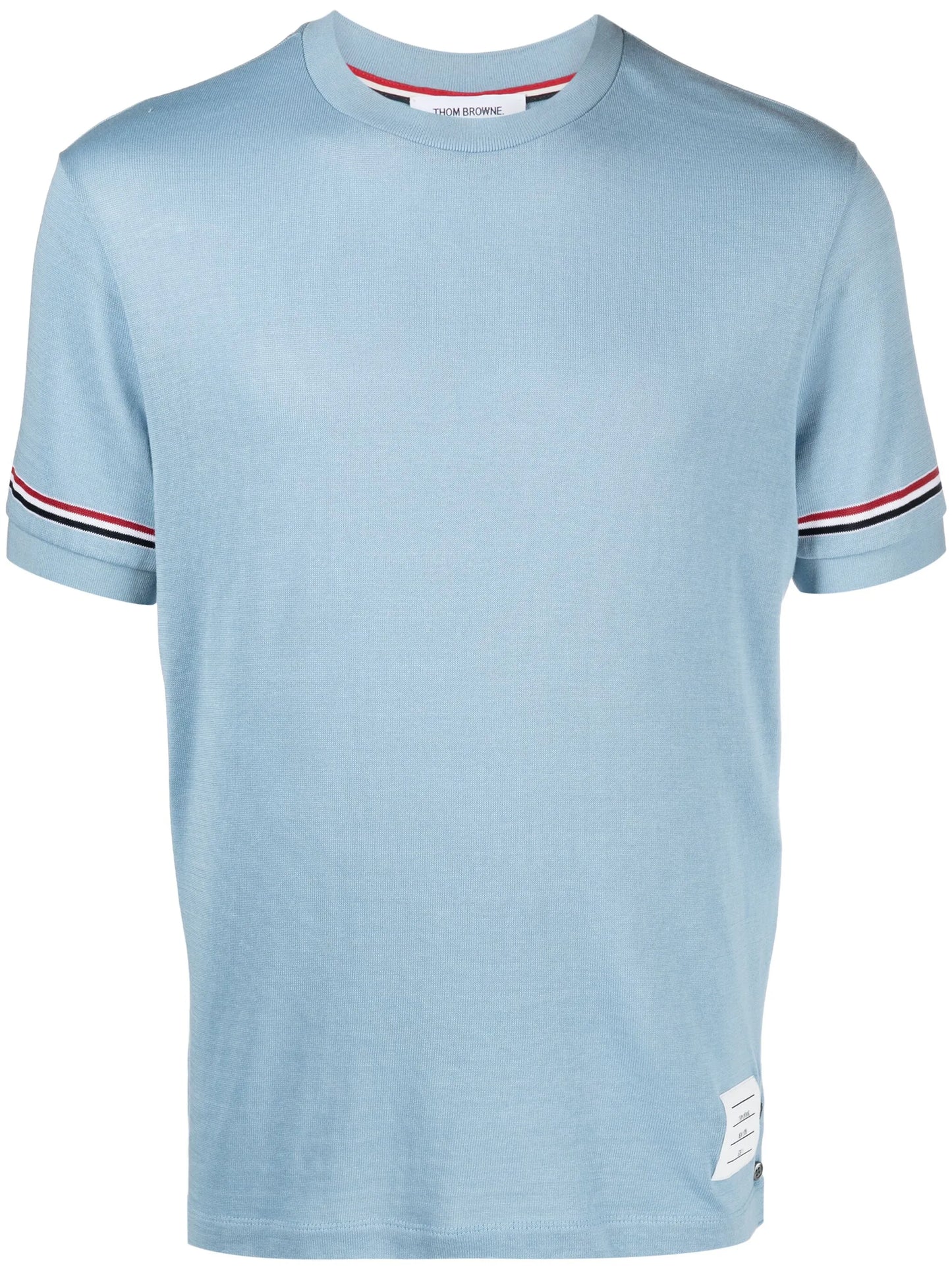RWB-stripe cotton T-shirt
