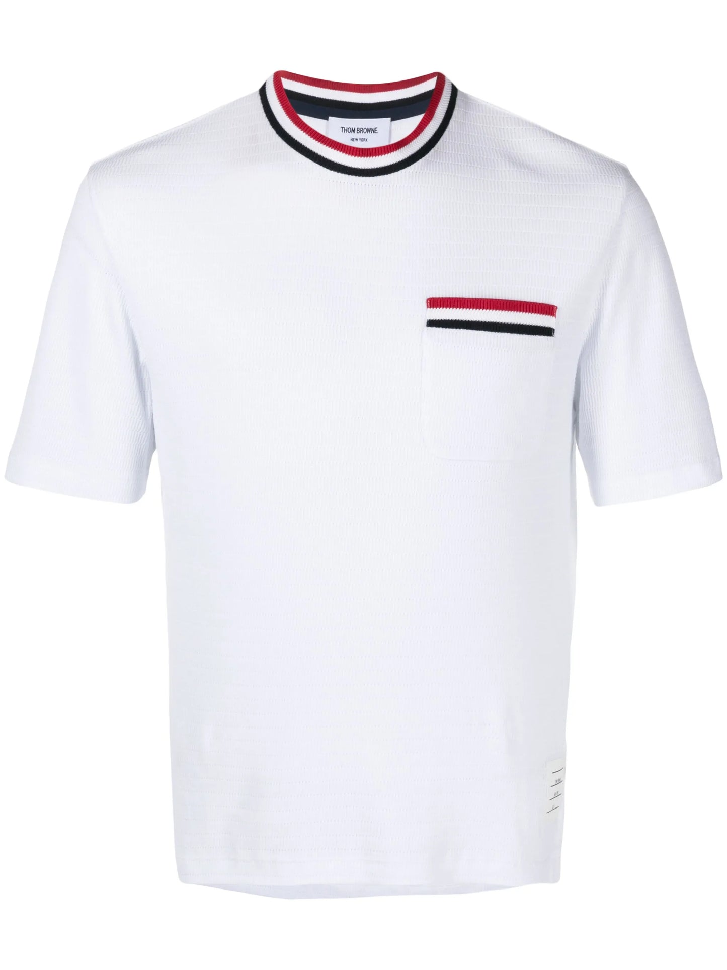 pointelle-knit cotton T-shirt