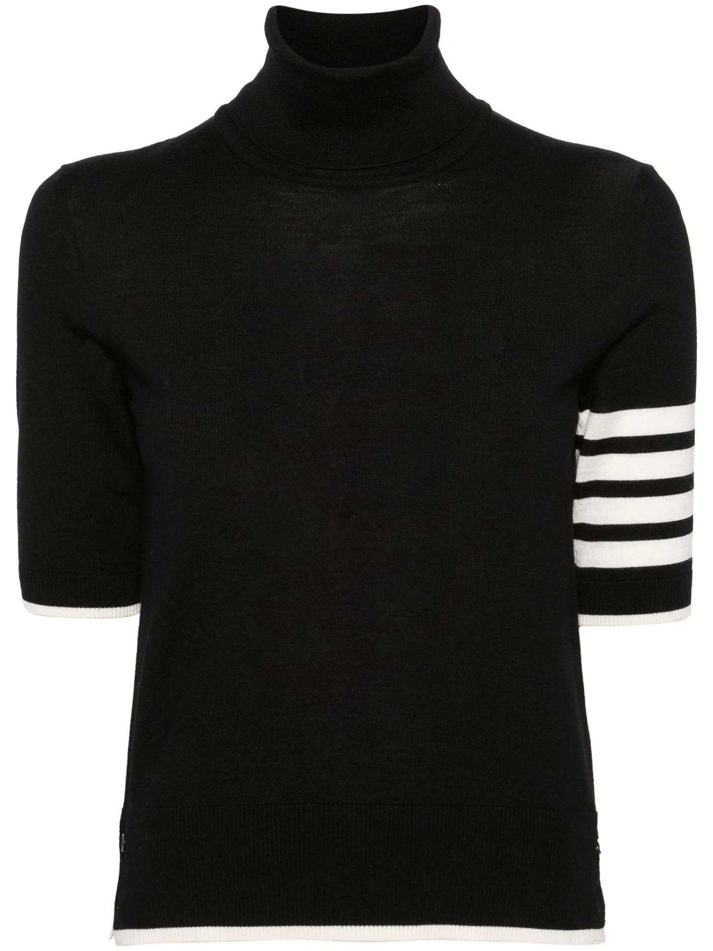 fine merino wool 4-bar relaxed fit turtleneck