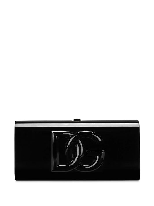 DG logo-appliqué clutch