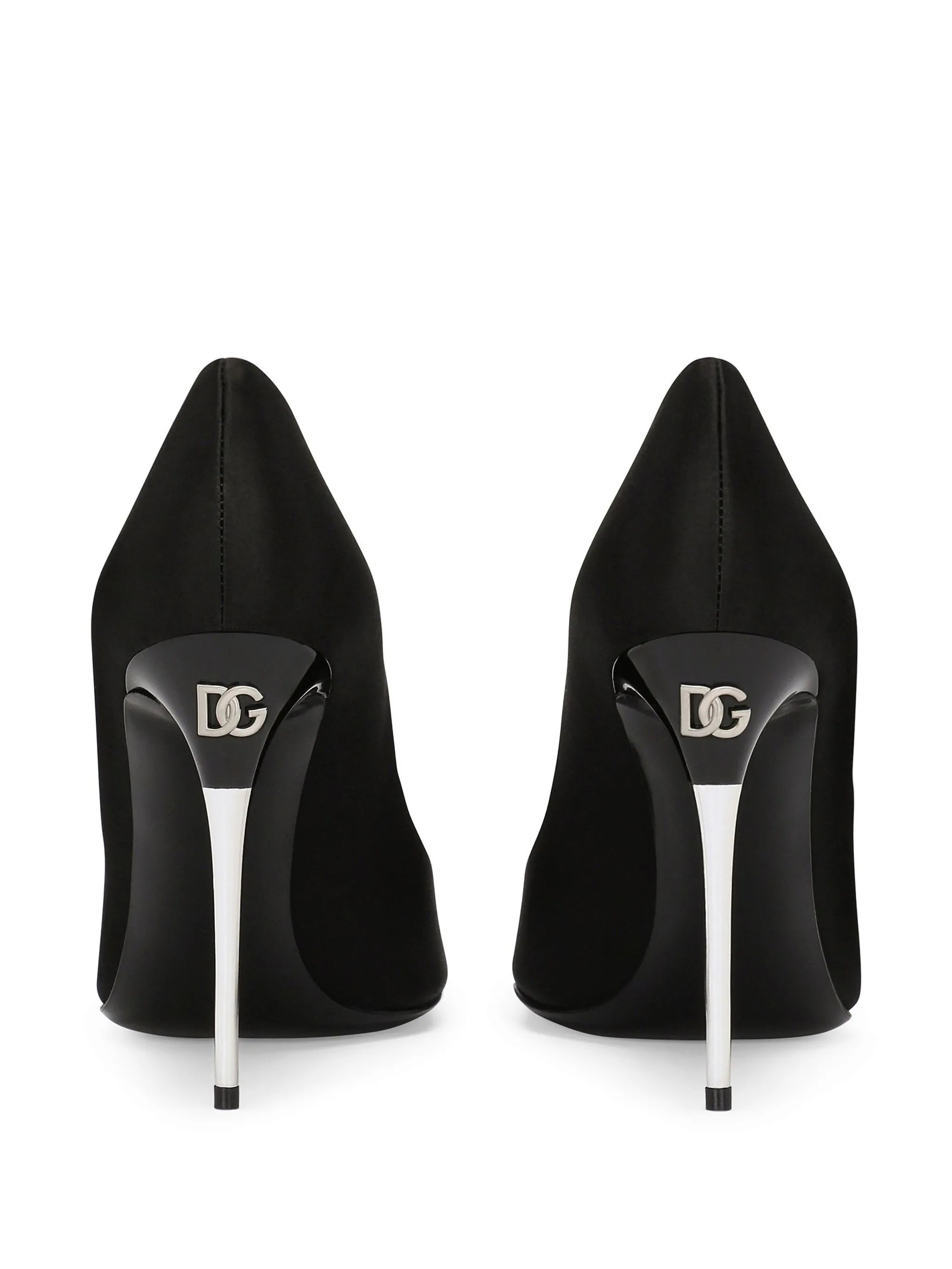 105mm pointed leather pumps