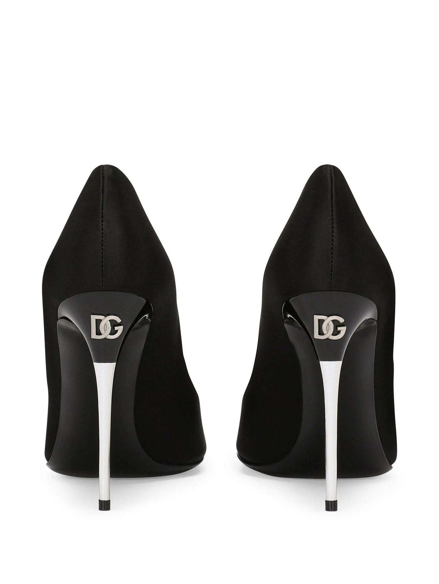 105mm pointed leather pumps