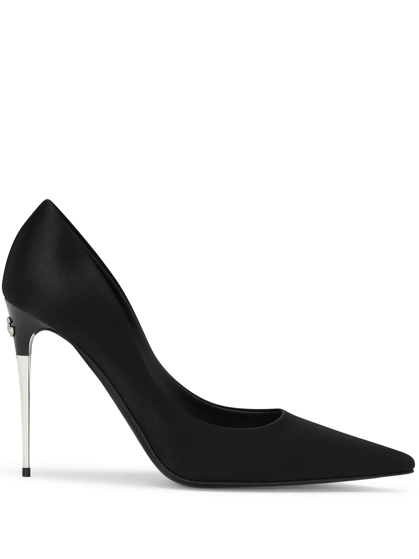 105mm pointed leather pumps
