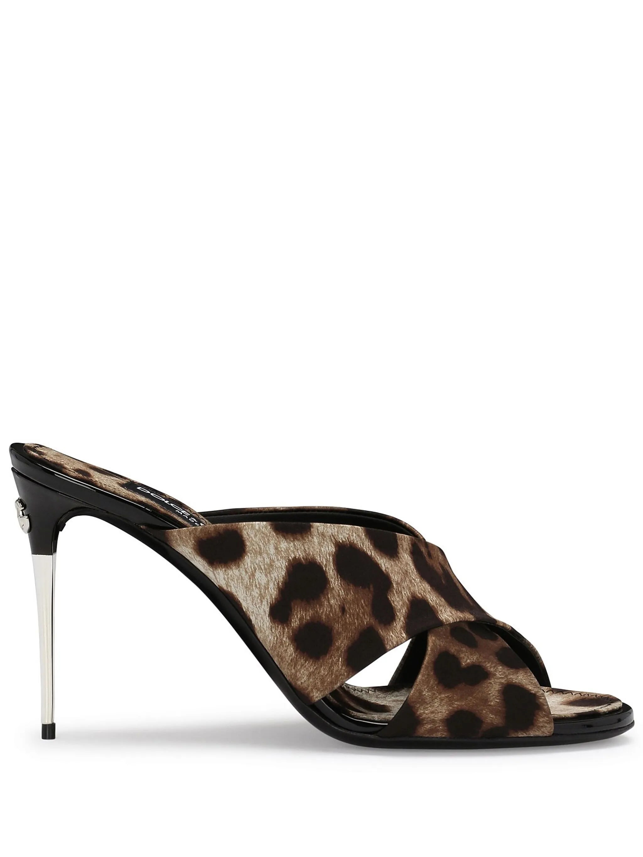 85mm Keira leopard-print sandals