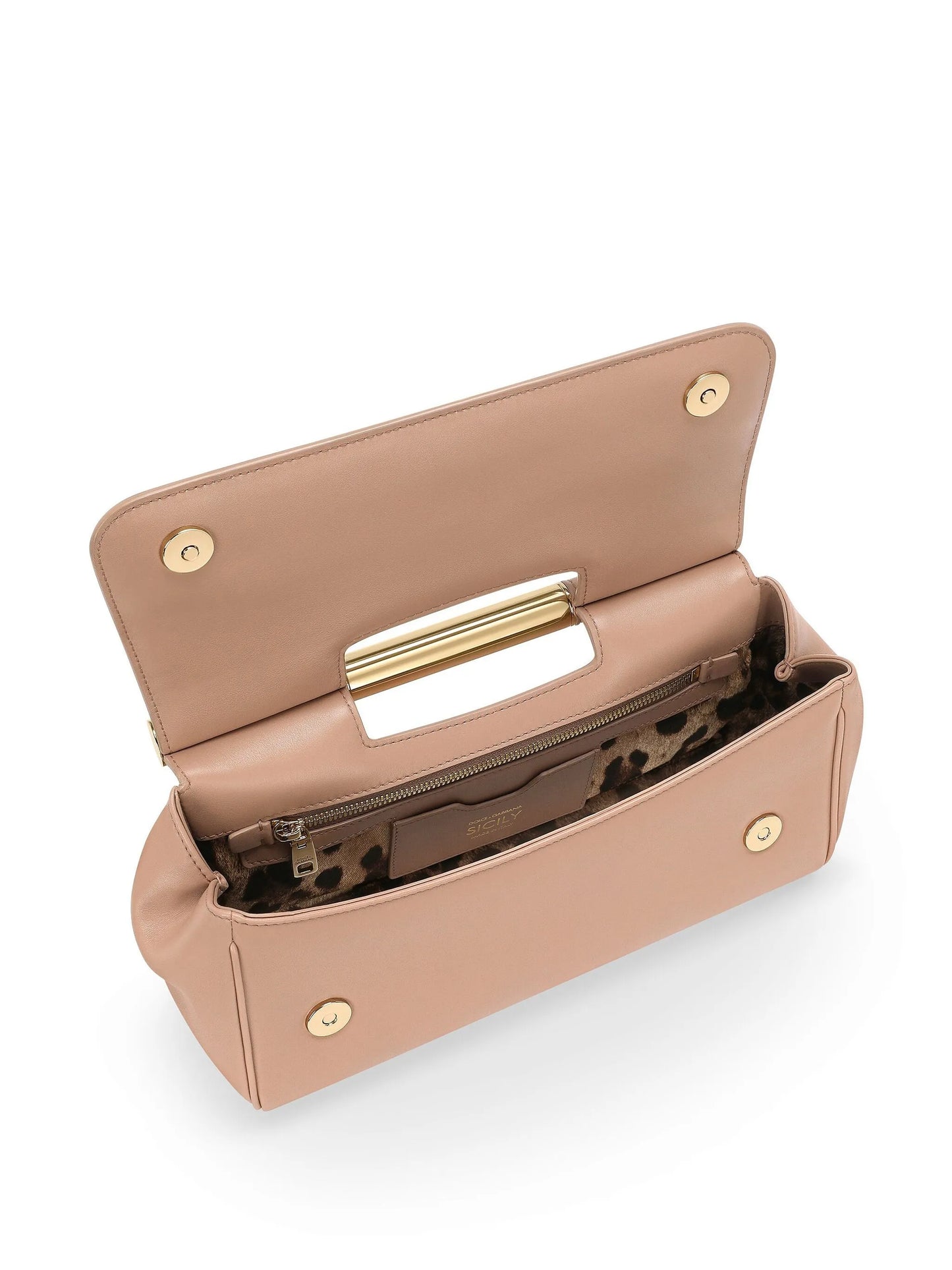 Sicily leather toe bag