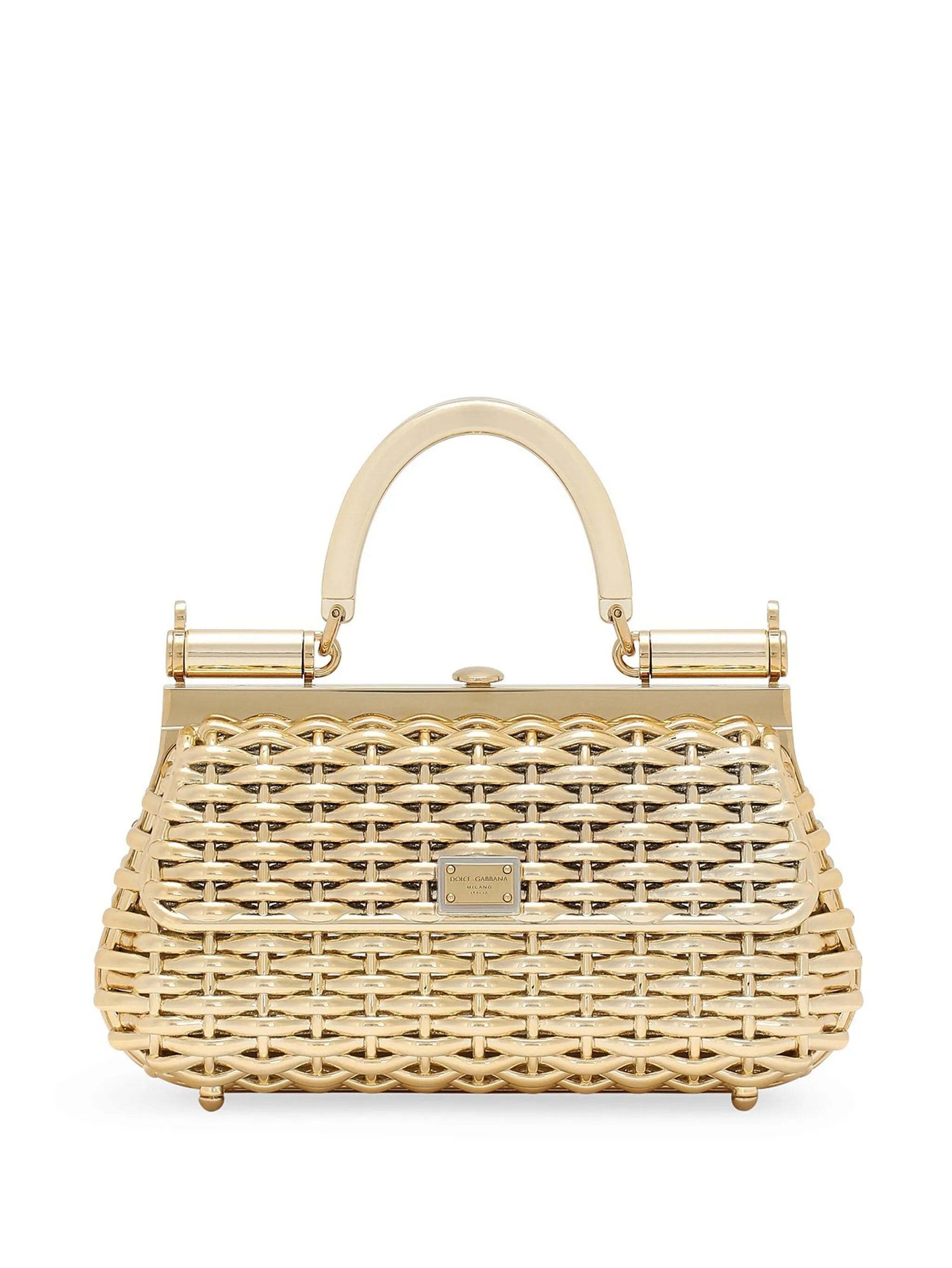small Sicily interwoven tote bag